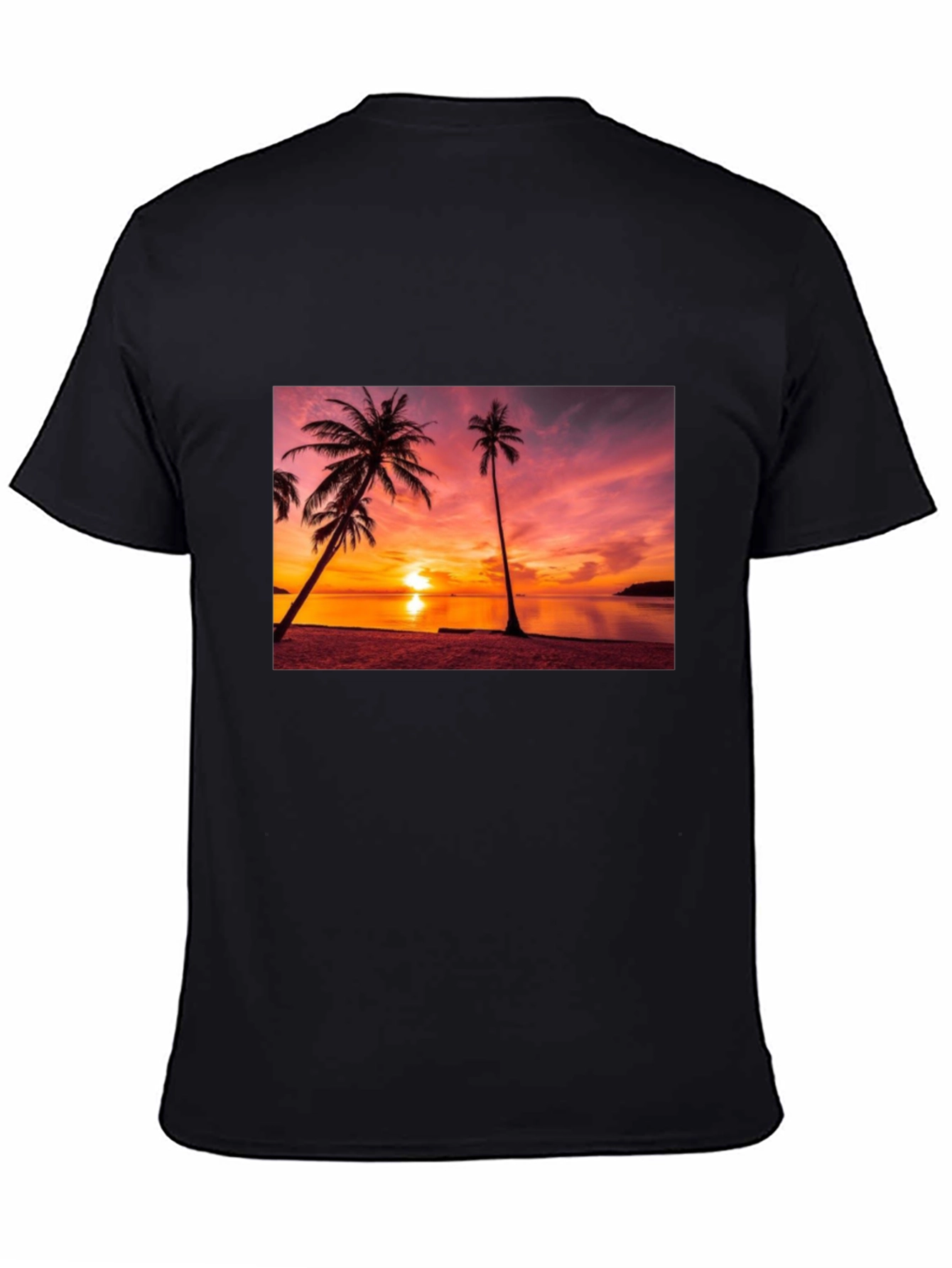 Sunset Beach Graphic Tee - Tropical Vibes