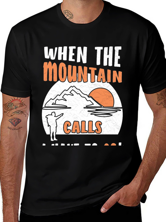 Mountain Calls Graphic Tee - Adventure Awaits!