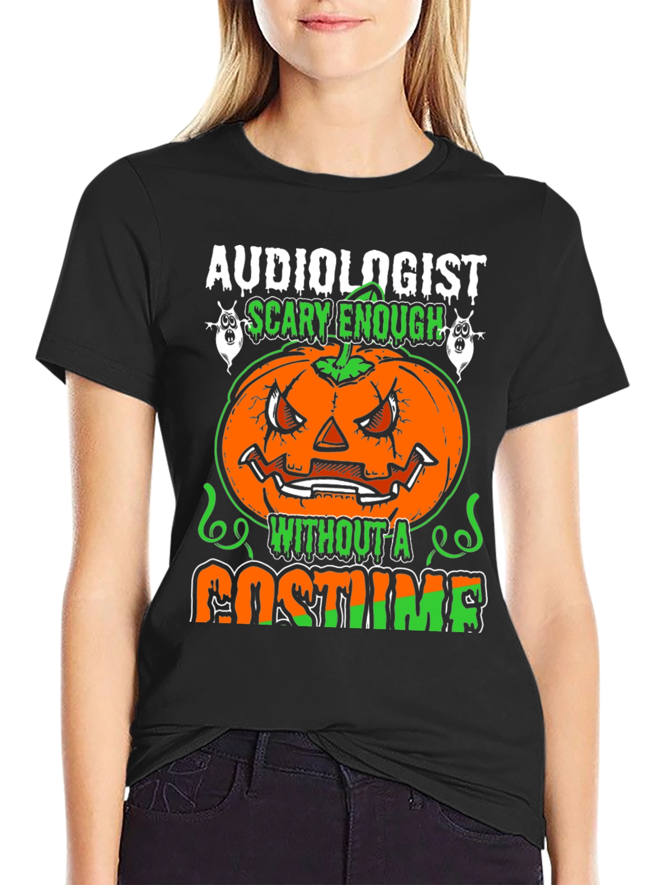 Audiologist Halloween T-Shirt Scary Costume Tee