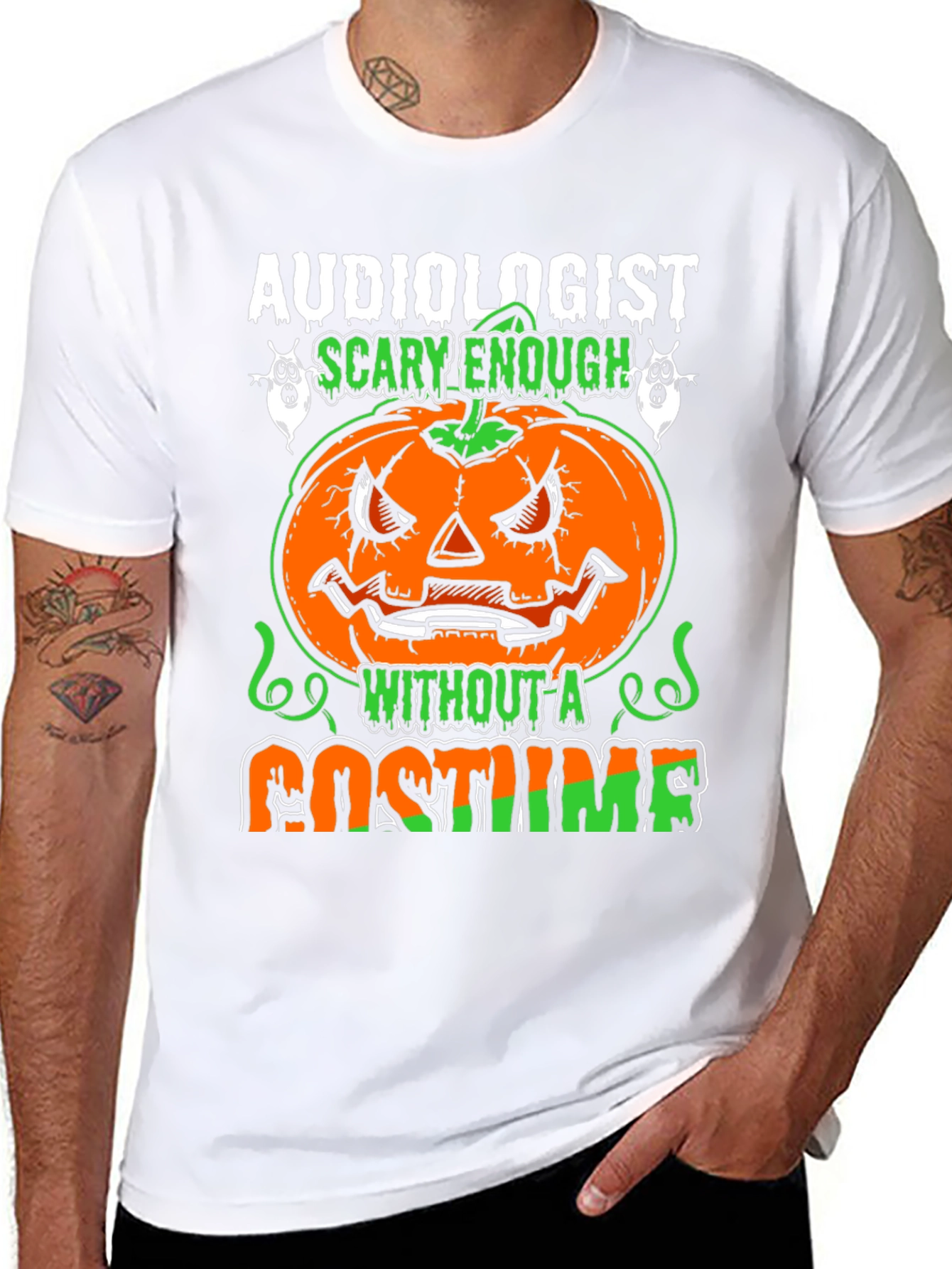 Audiologist Halloween T-Shirt Scary Costume Tee