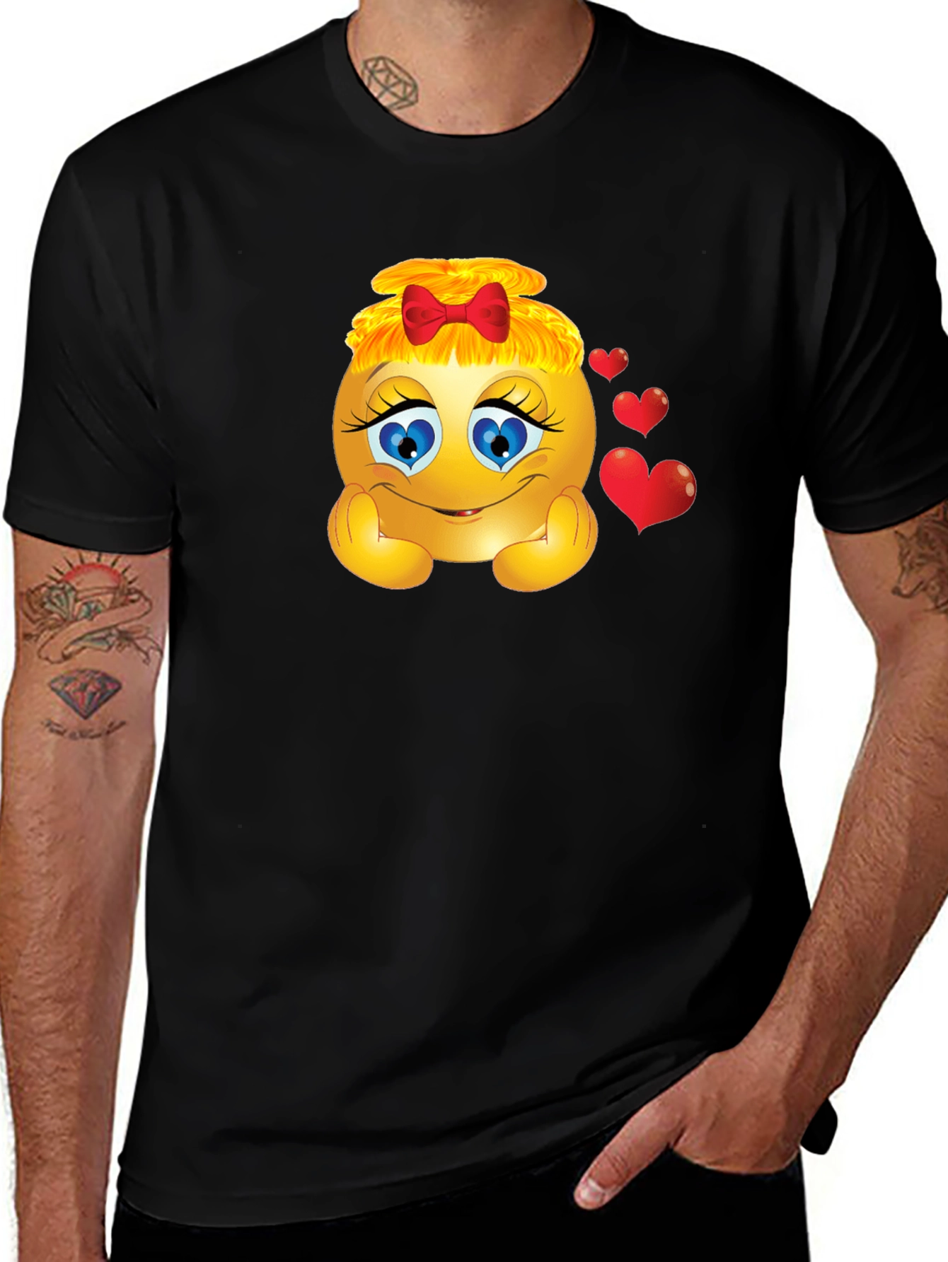 Emoji Girl Graphic T-Shirt - Express Your Emotions