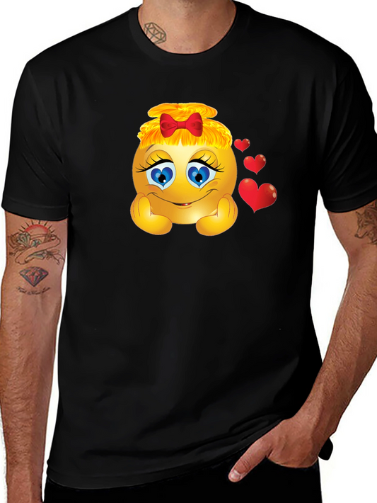 Emoji Girl Graphic T-Shirt - Express Your Emotions