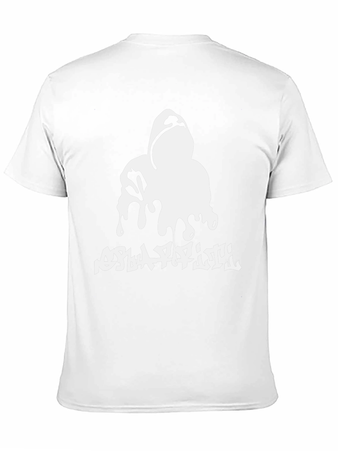 Black Graphic Tee - Splatter Artist Design
