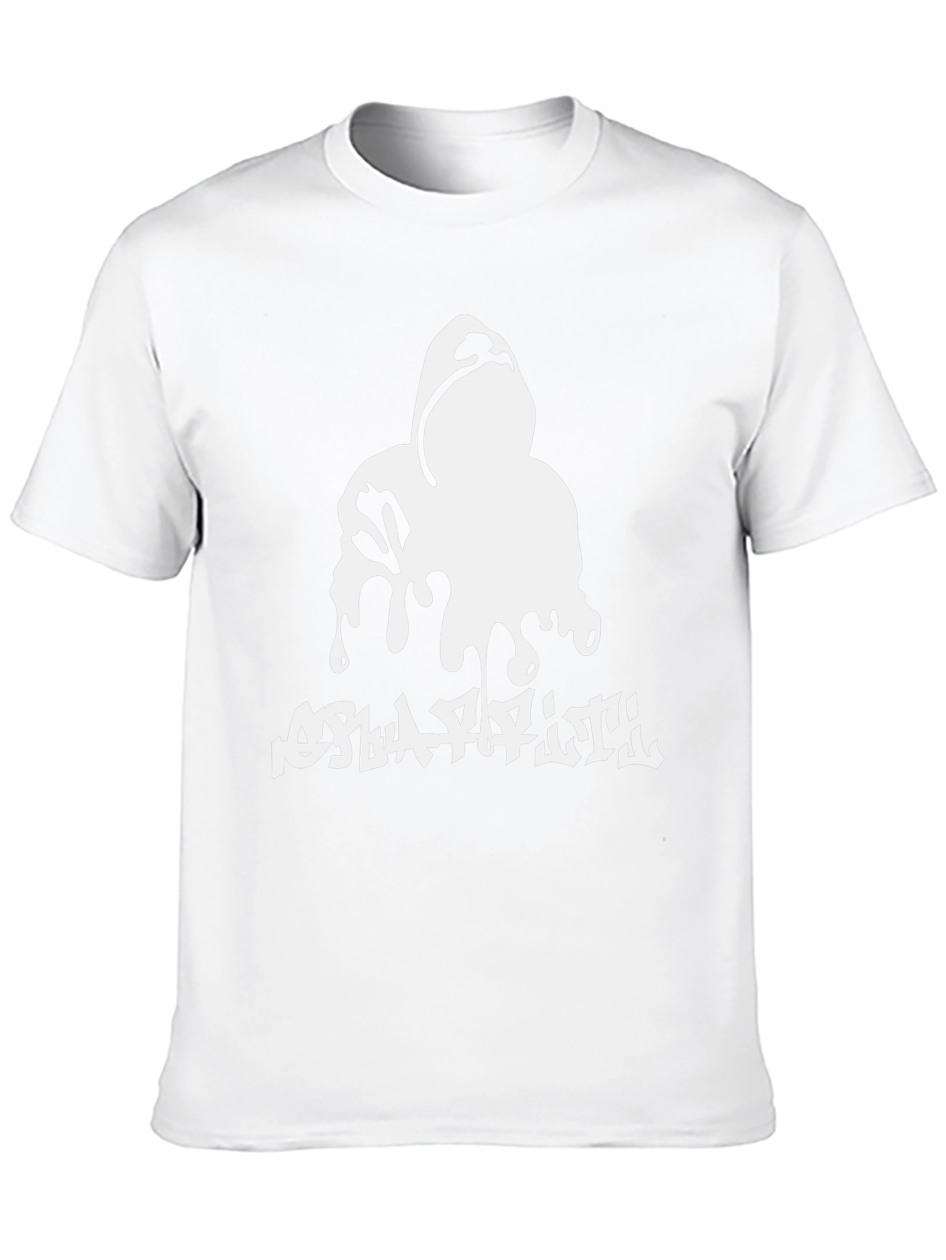 Black Graphic Tee - Splatter Artist Design