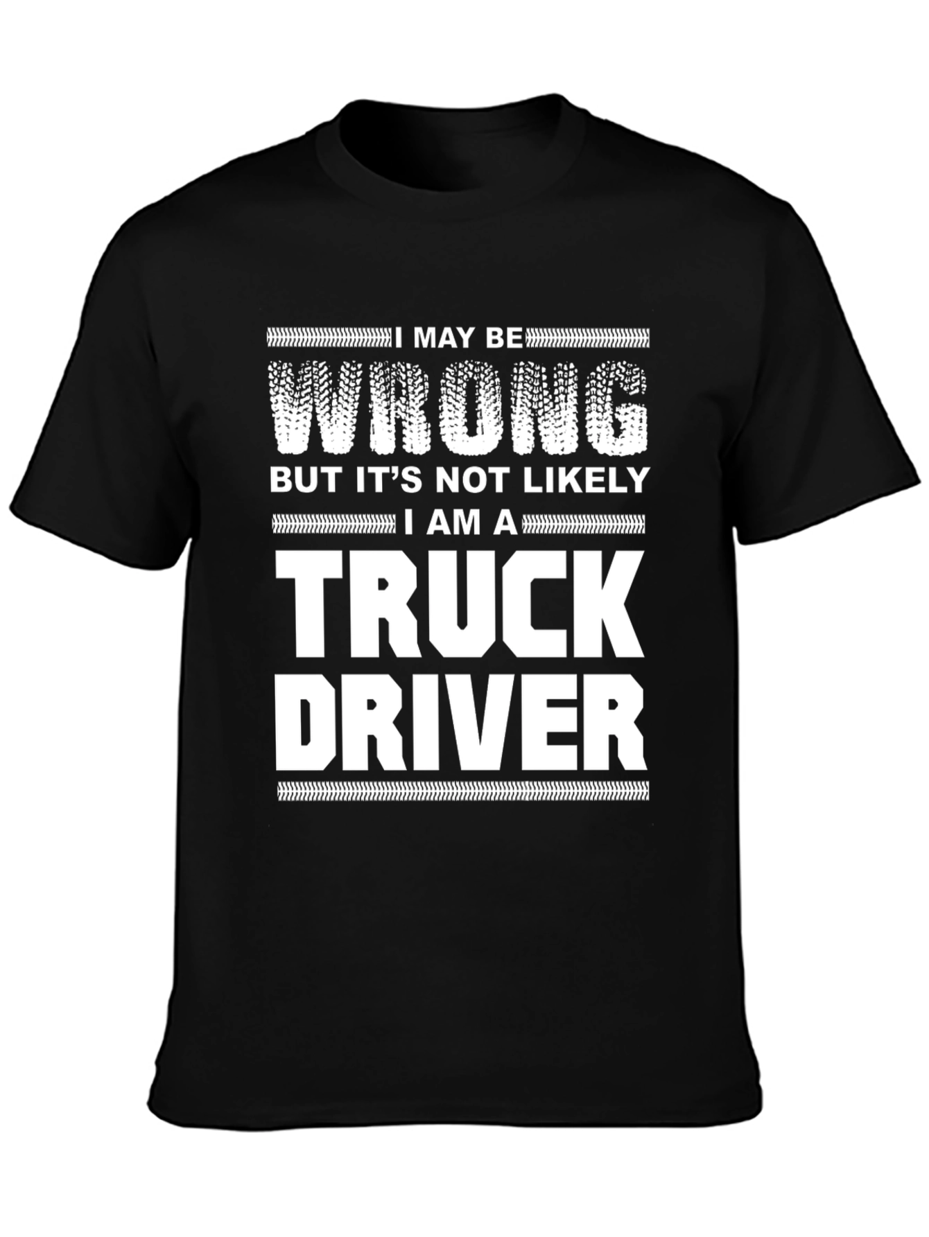 Truck Driver Novelty Graphic T-Shirt