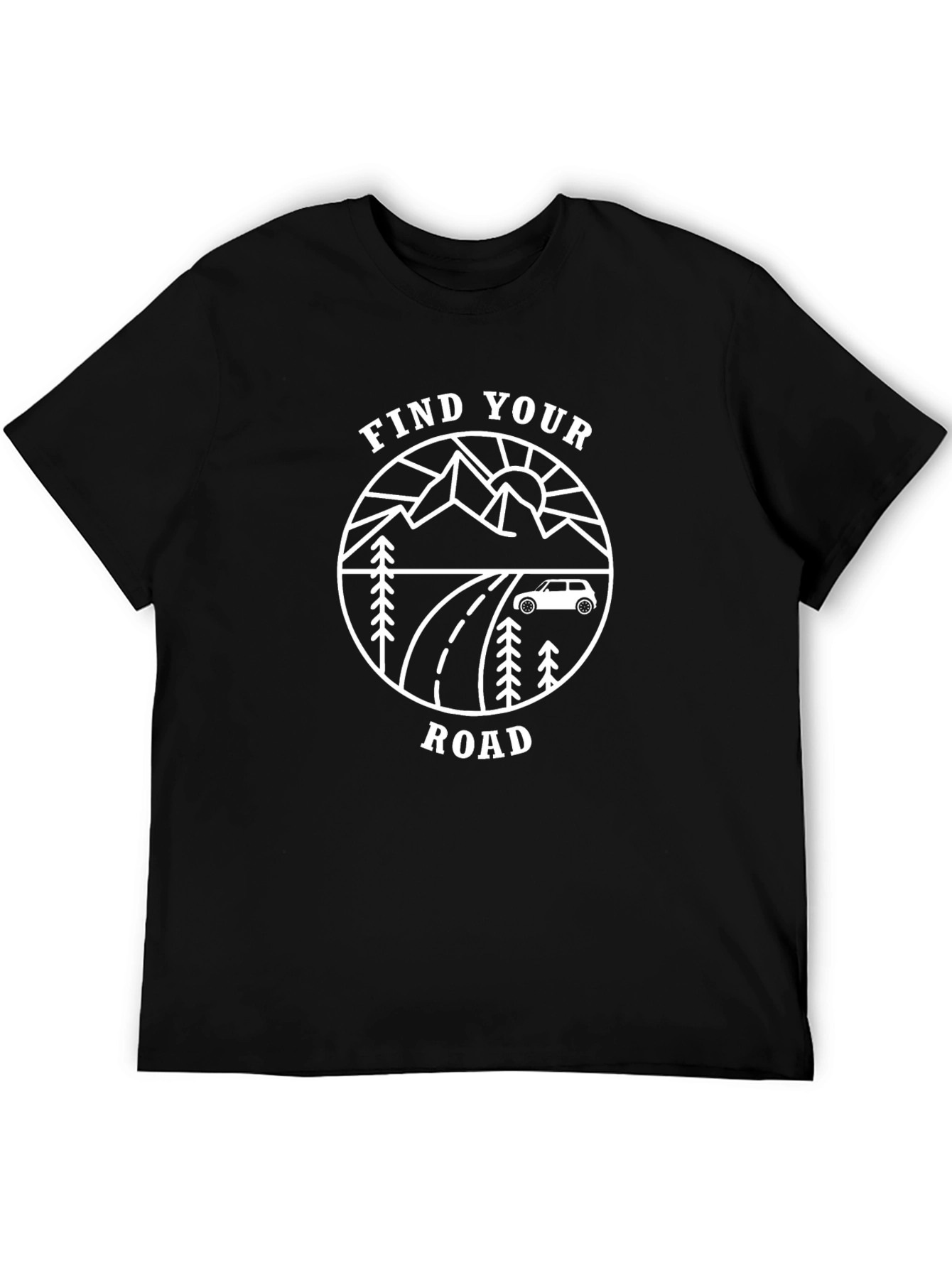Find Your Road Graphic Tee - Adventure Awaits!