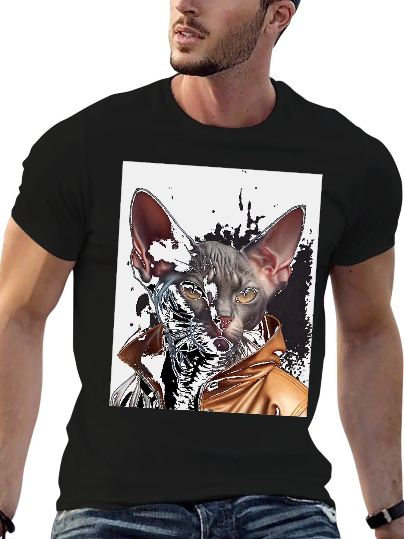 Cool Cat Graphic Tee