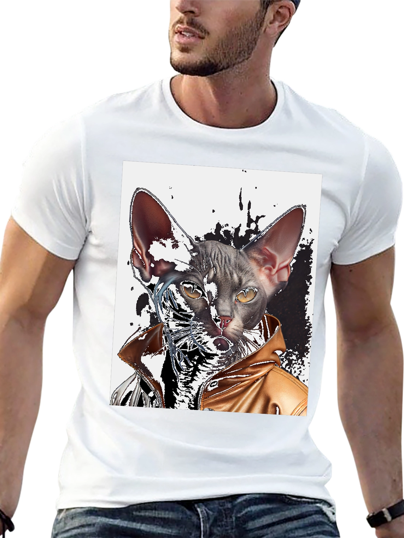 Cool Cat Graphic Tee