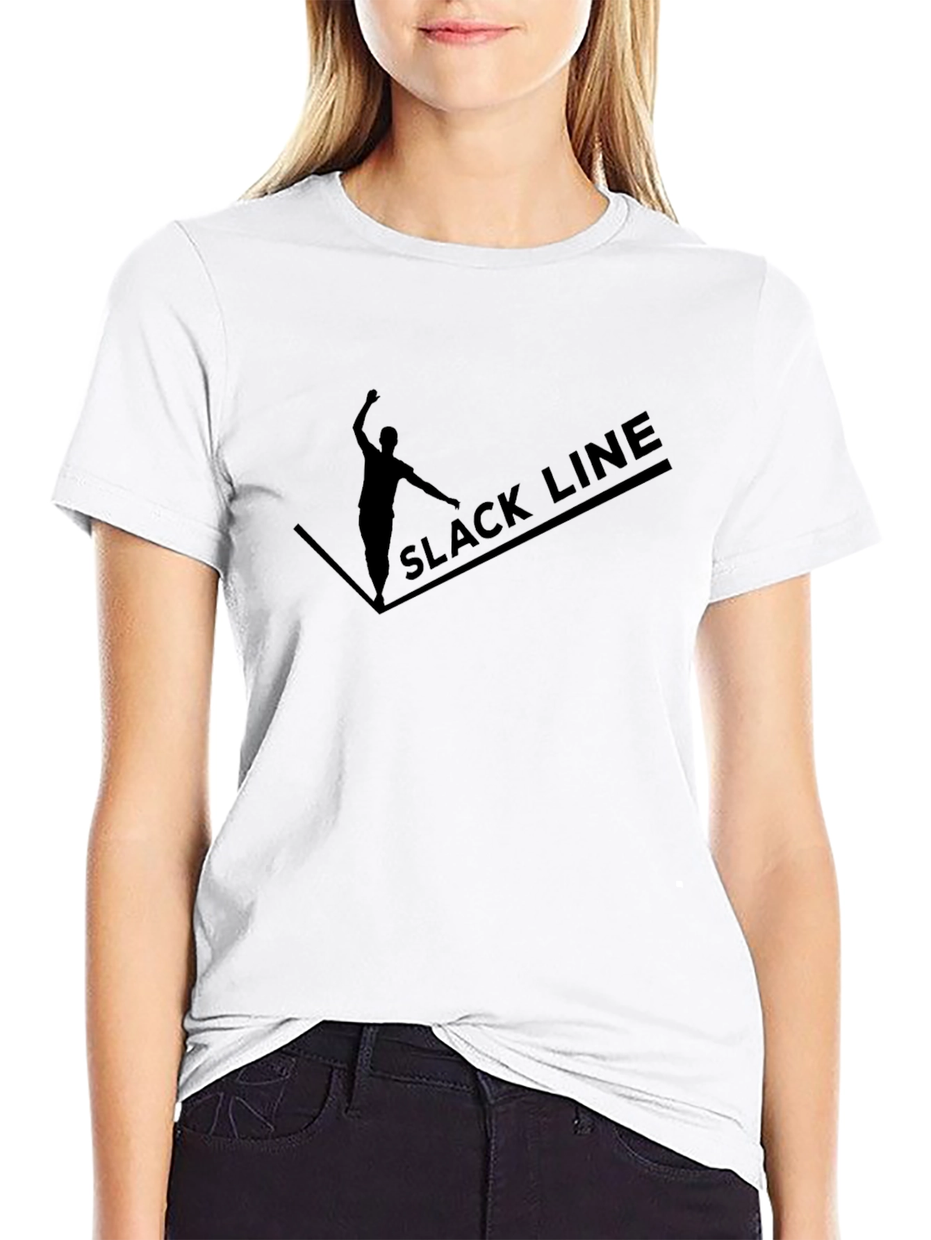 Slackline Black T-Shirt