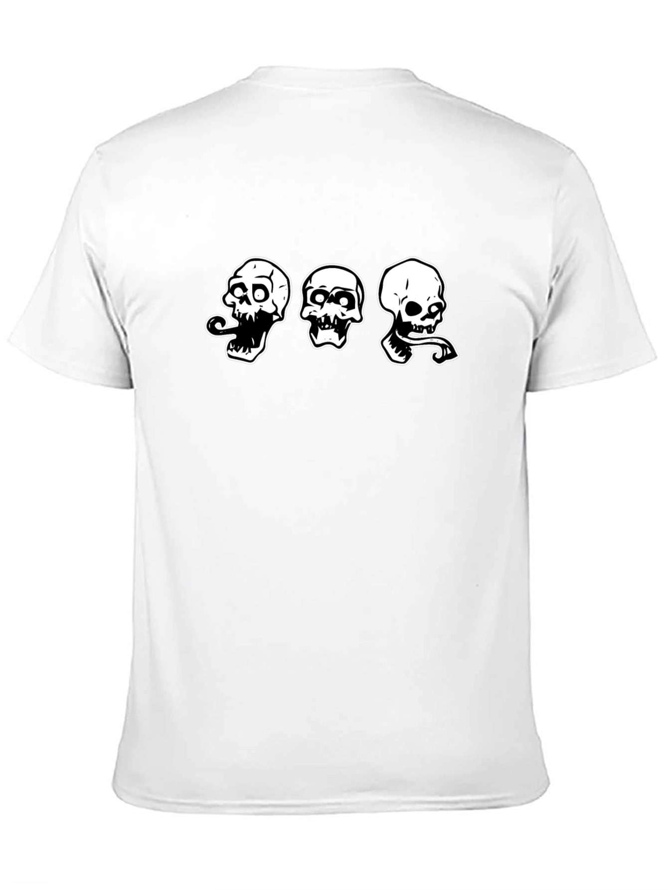 Skull Graphic T-Shirt - Mens Black Tee