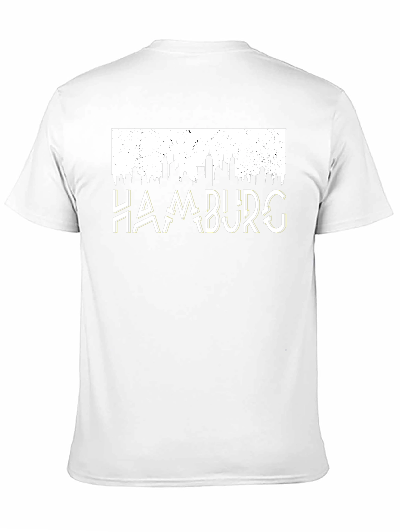 Hamburg Skyline Graphic Tee - Modern City T-Shirt