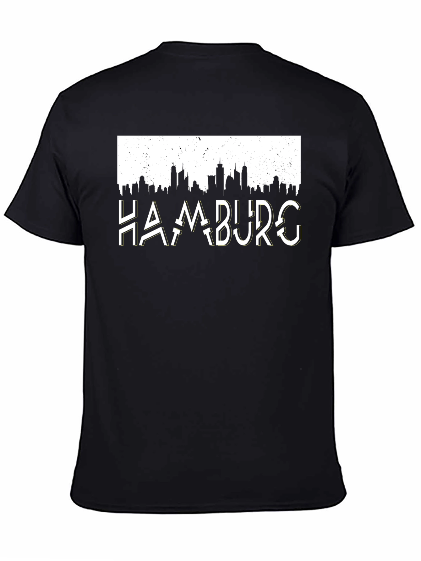 Hamburg Skyline Graphic Tee - Modern City T-Shirt