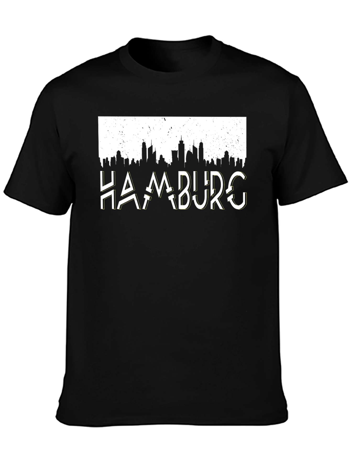 Hamburg Skyline Graphic Tee - Modern City T-Shirt