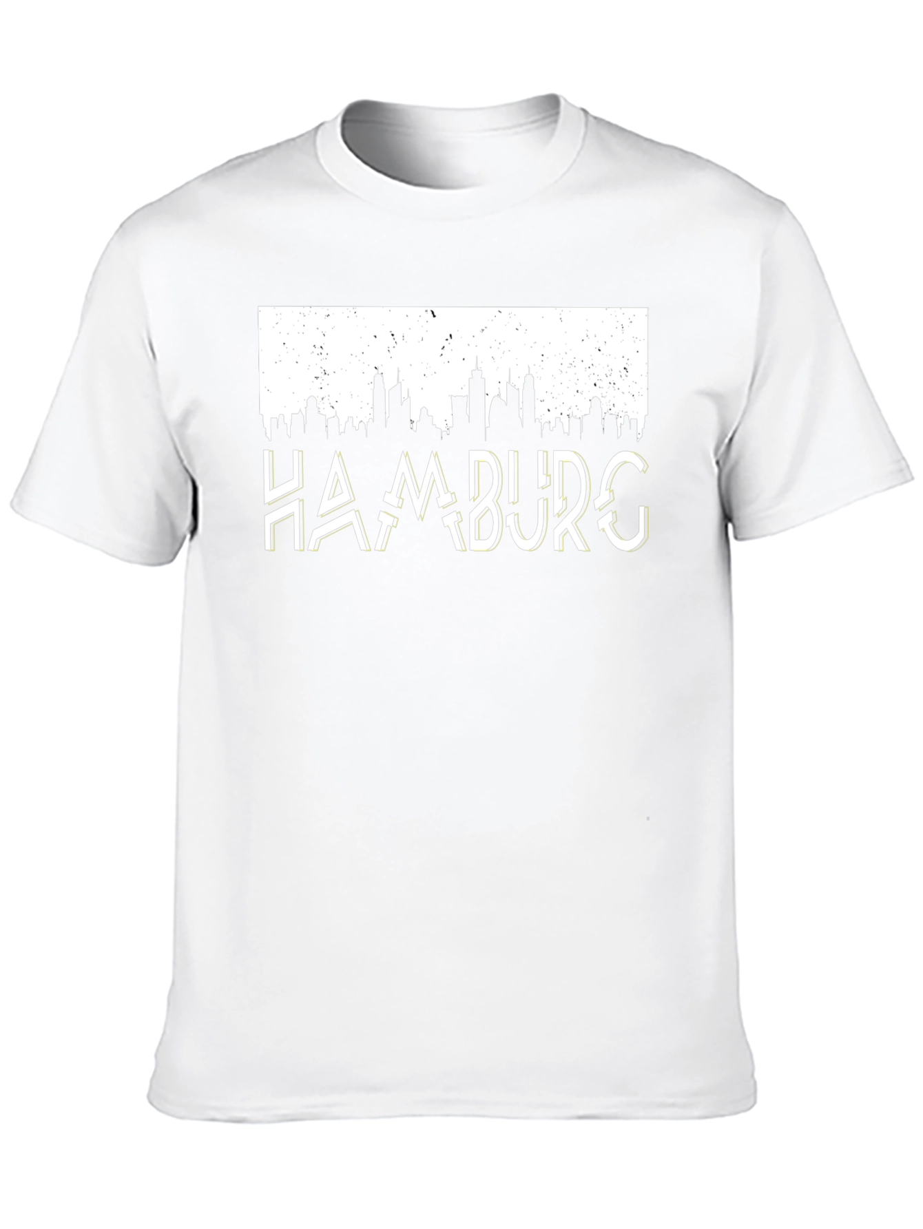 Hamburg Skyline Graphic Tee - Modern City T-Shirt