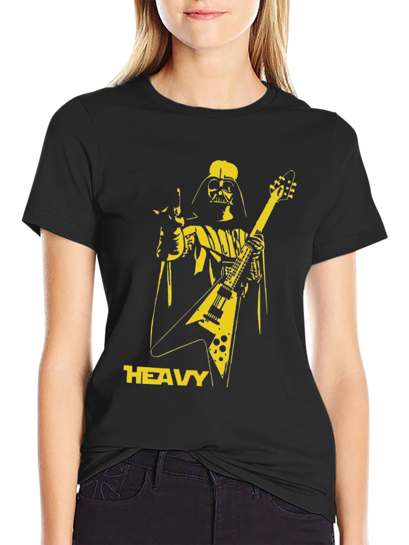 Darth Vader Heavy Metal Guitar T-Shirt