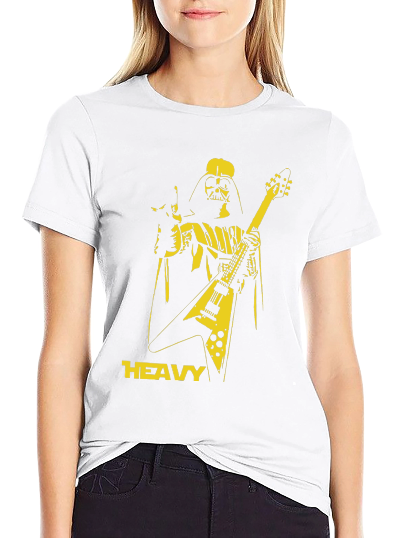 Darth Vader Heavy Metal Guitar T-Shirt