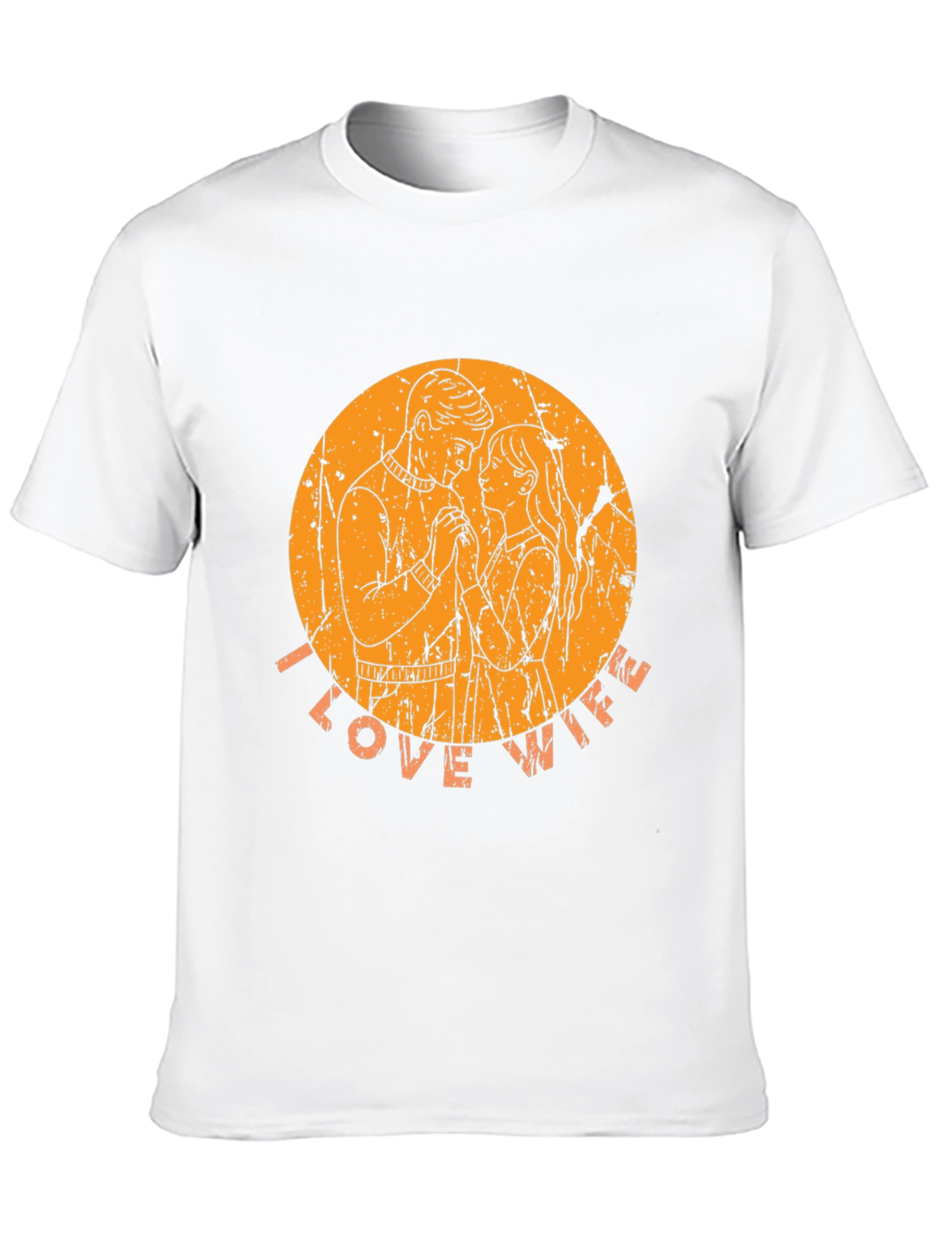 I Love Wife Graphic Tee - Mens Black T-Shirt