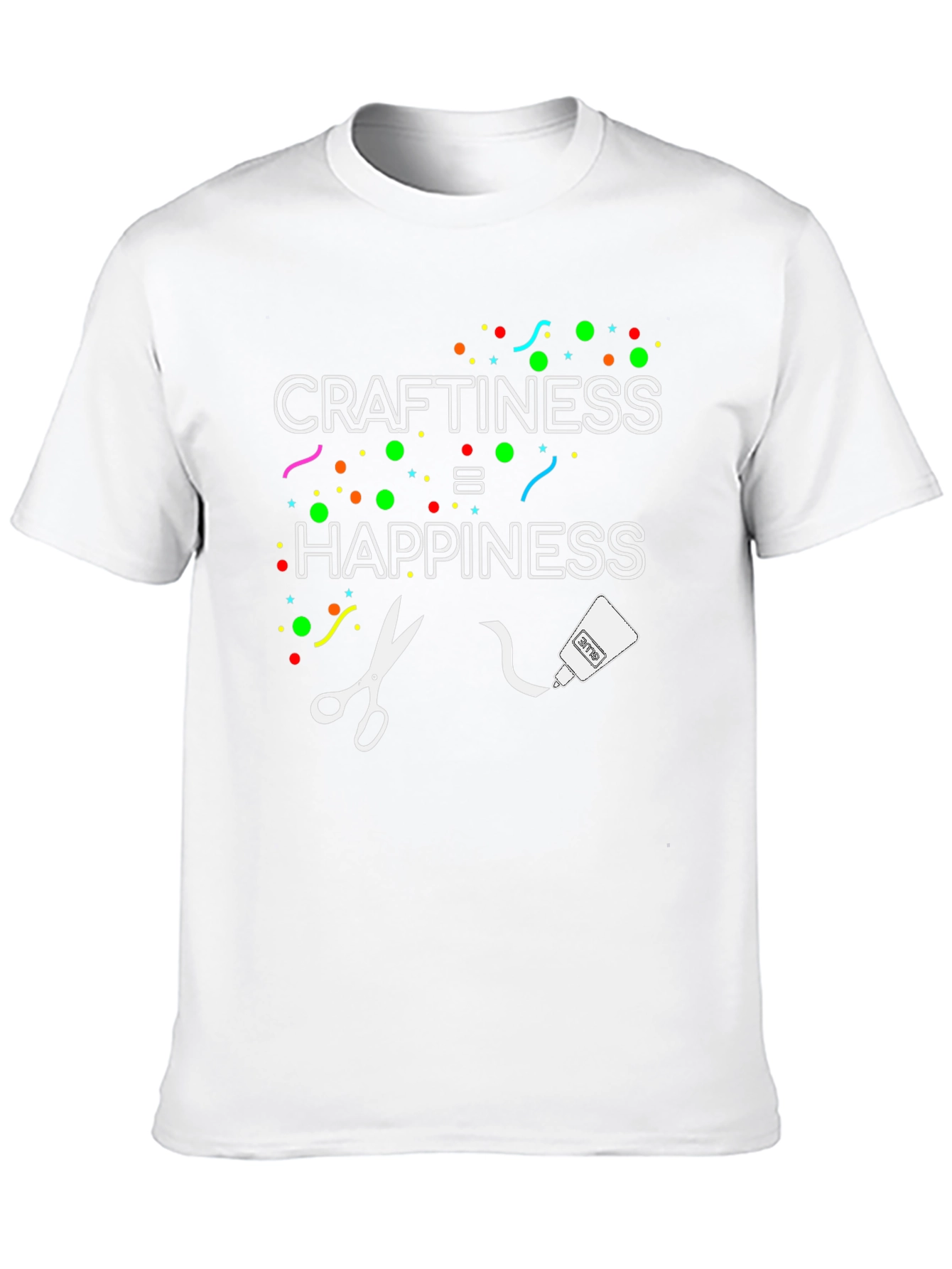 Craftiness = Happiness Graphic Tee