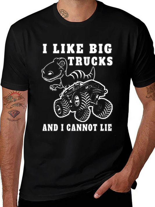 Big Trucks and Dinosaurs T-Shirt