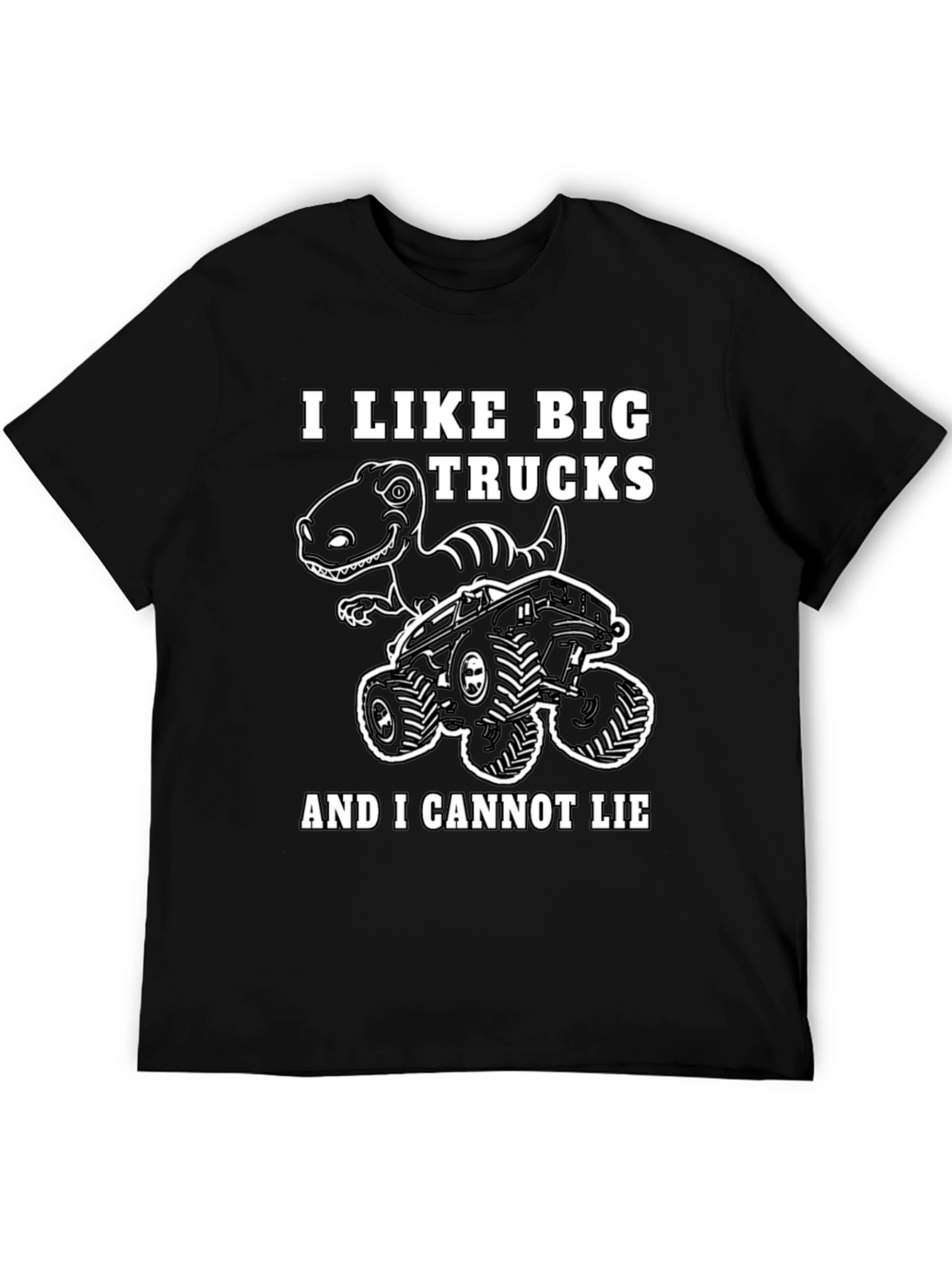 Big Trucks and Dinosaurs T-Shirt