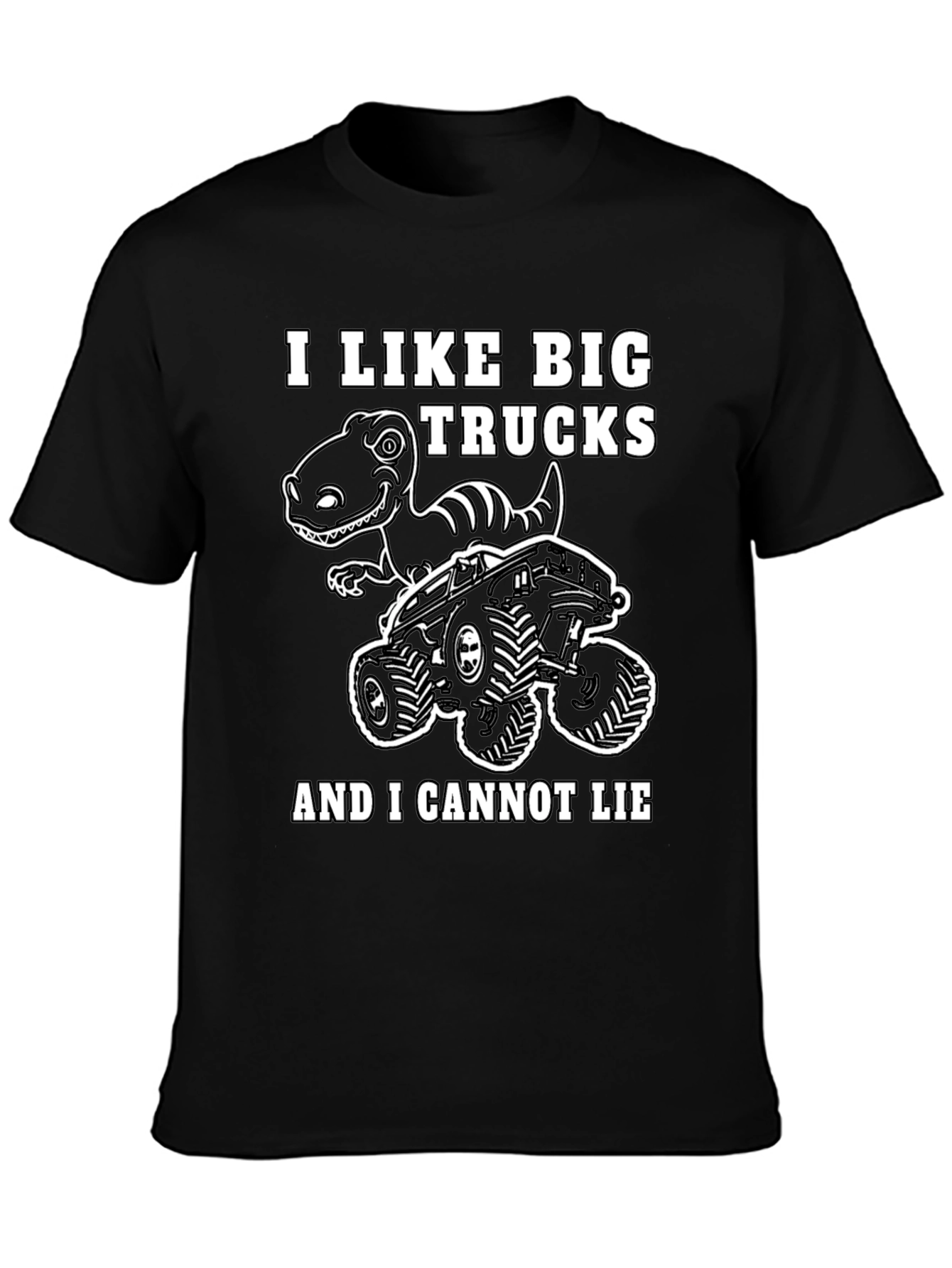 Big Trucks and Dinosaurs T-Shirt