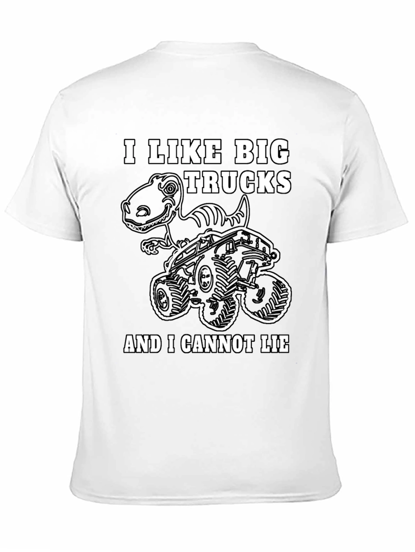Big Trucks and Dinosaurs T-Shirt
