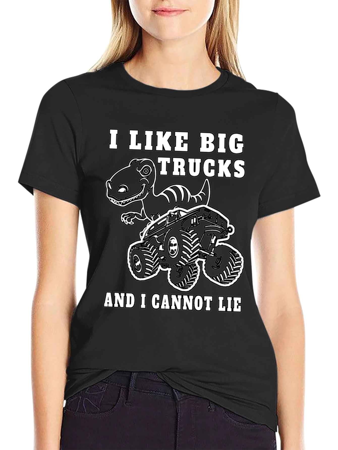 Big Trucks and Dinosaurs T-Shirt