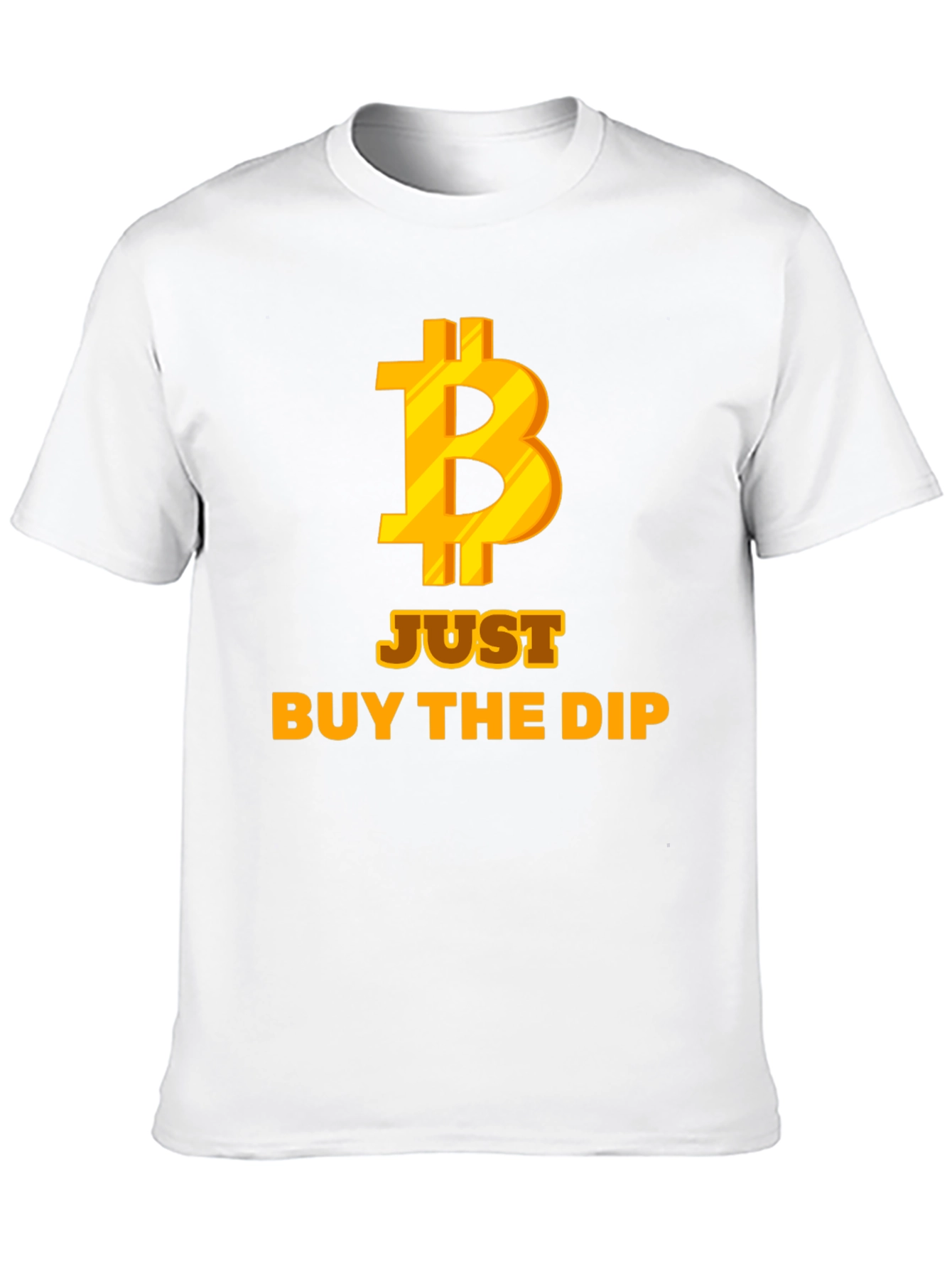 Bitcoin Just Buy the Dip Black T-Shirt