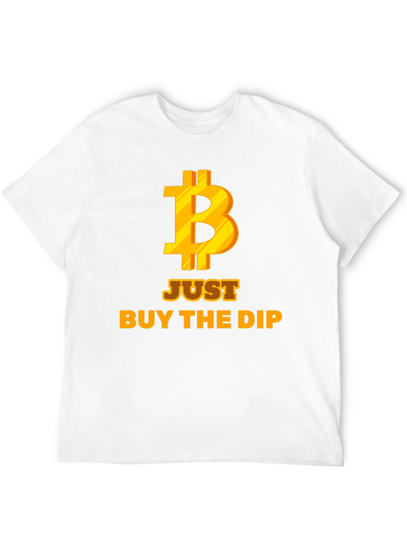 Bitcoin Just Buy the Dip Black T-Shirt