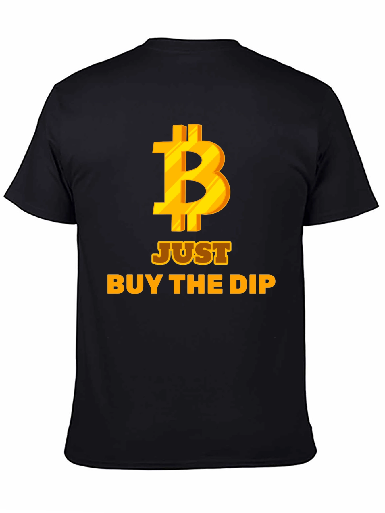 Bitcoin Just Buy the Dip Black T-Shirt