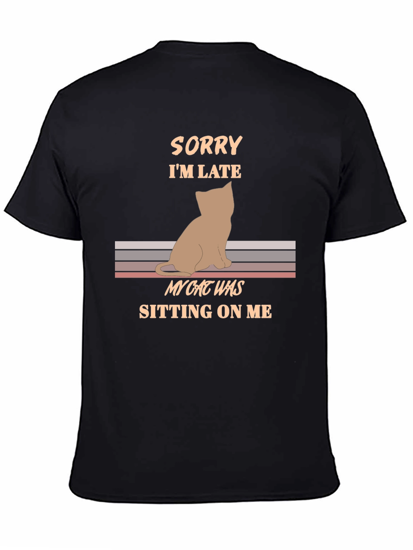 Cat Sitting On Me Graphic Tee
