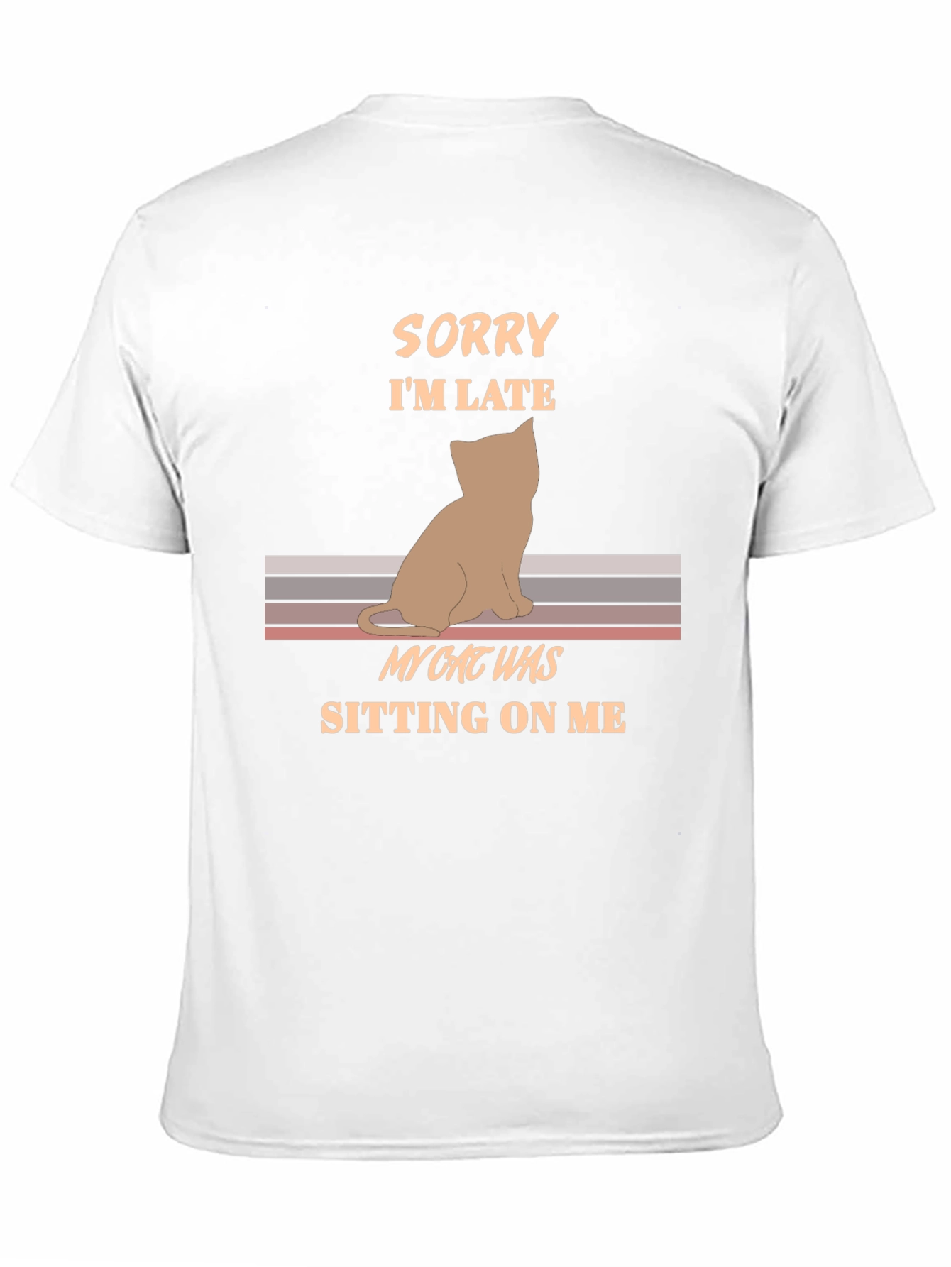 Cat Sitting On Me Graphic Tee