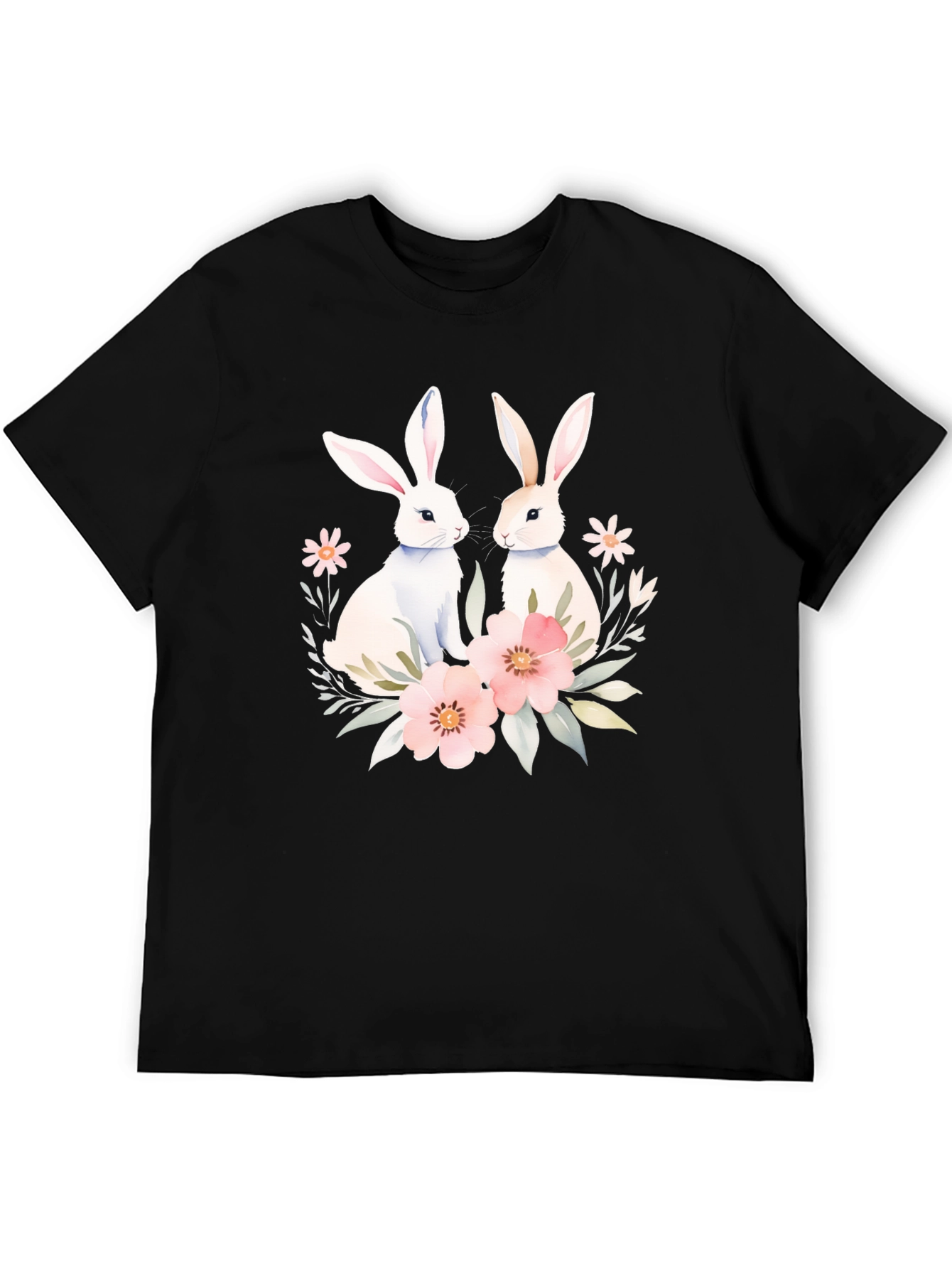 Easter Bunny Floral T-Shirt