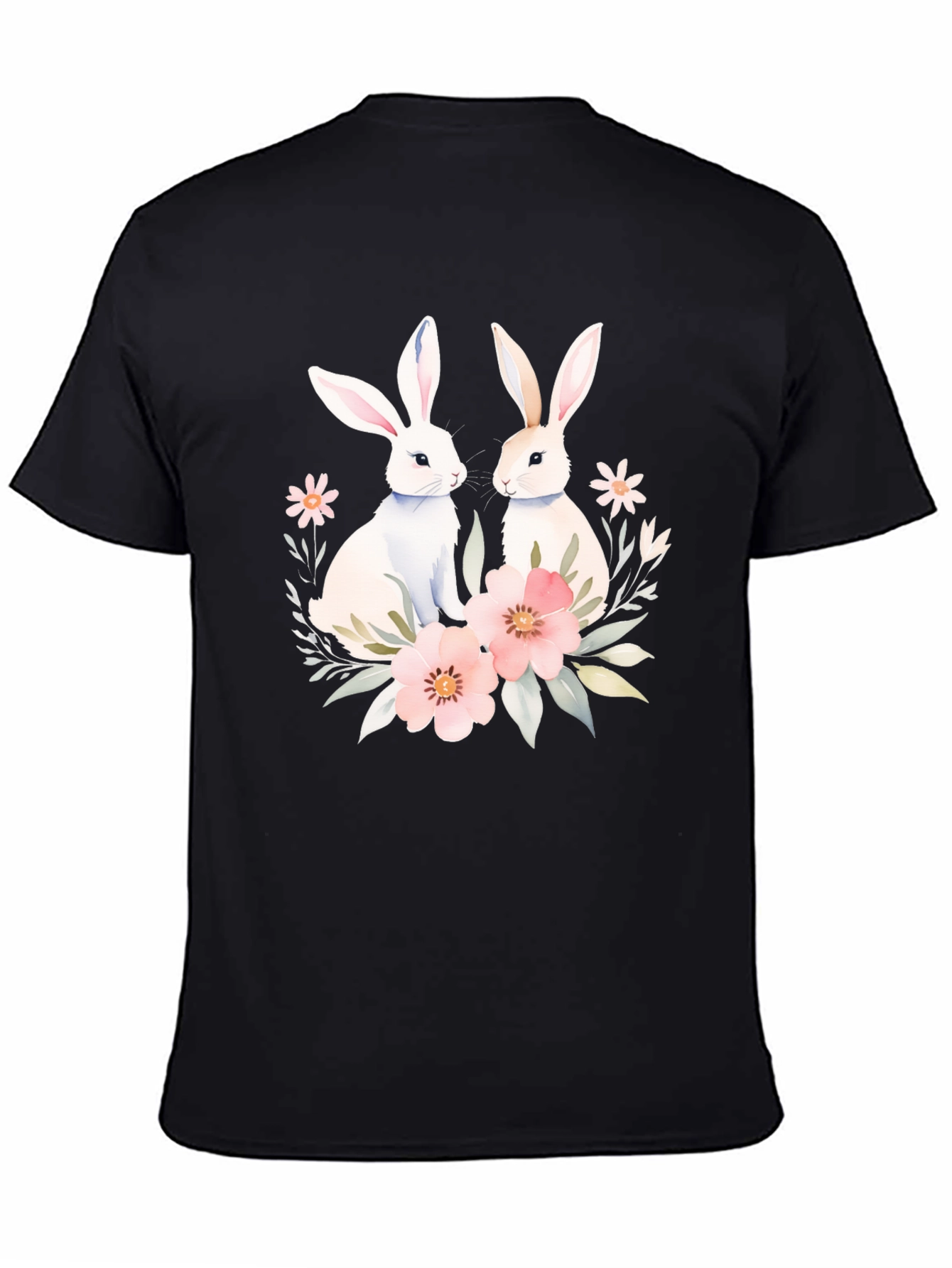 Easter Bunny Floral T-Shirt