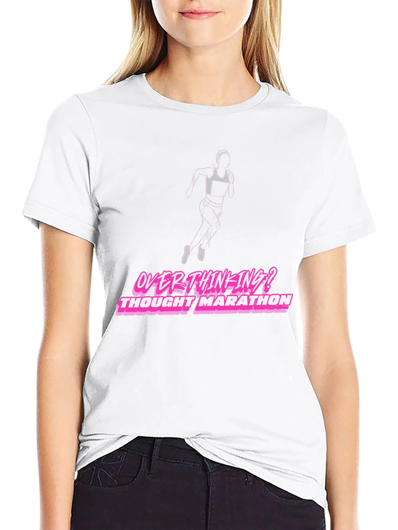 Overthinking Thought Marathon Graphic T-Shirt