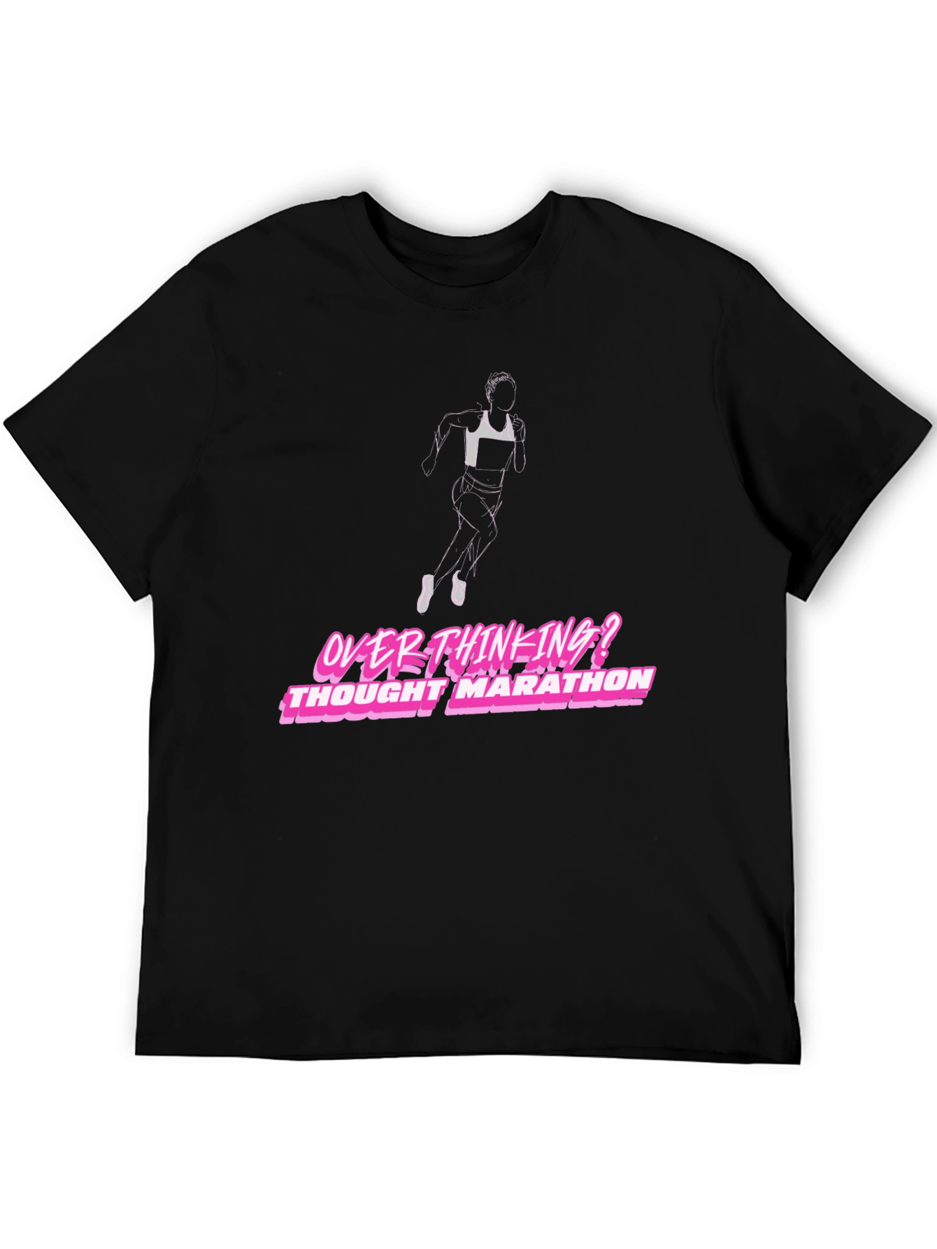 Overthinking Thought Marathon Graphic T-Shirt