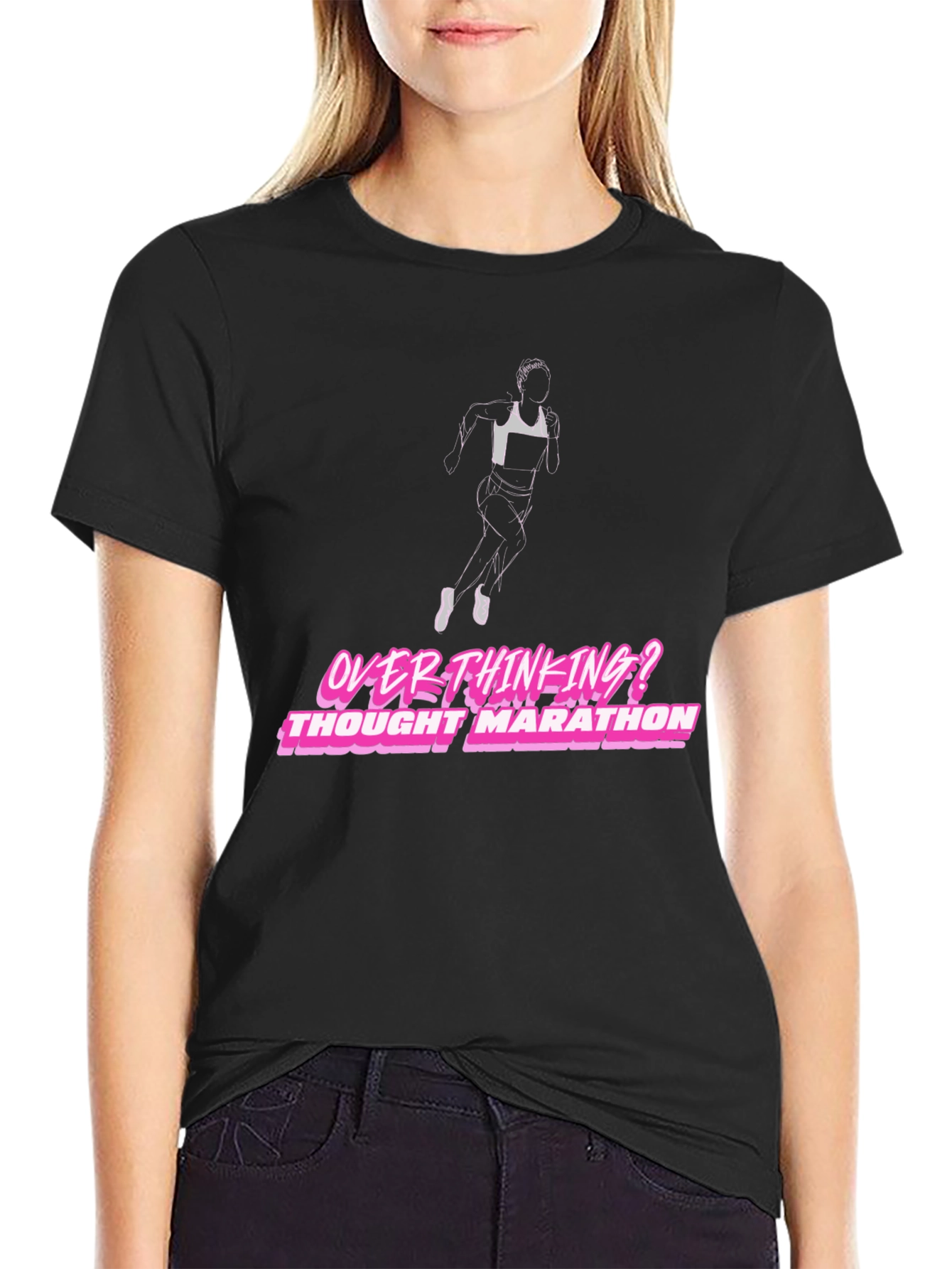 Overthinking Thought Marathon Graphic T-Shirt