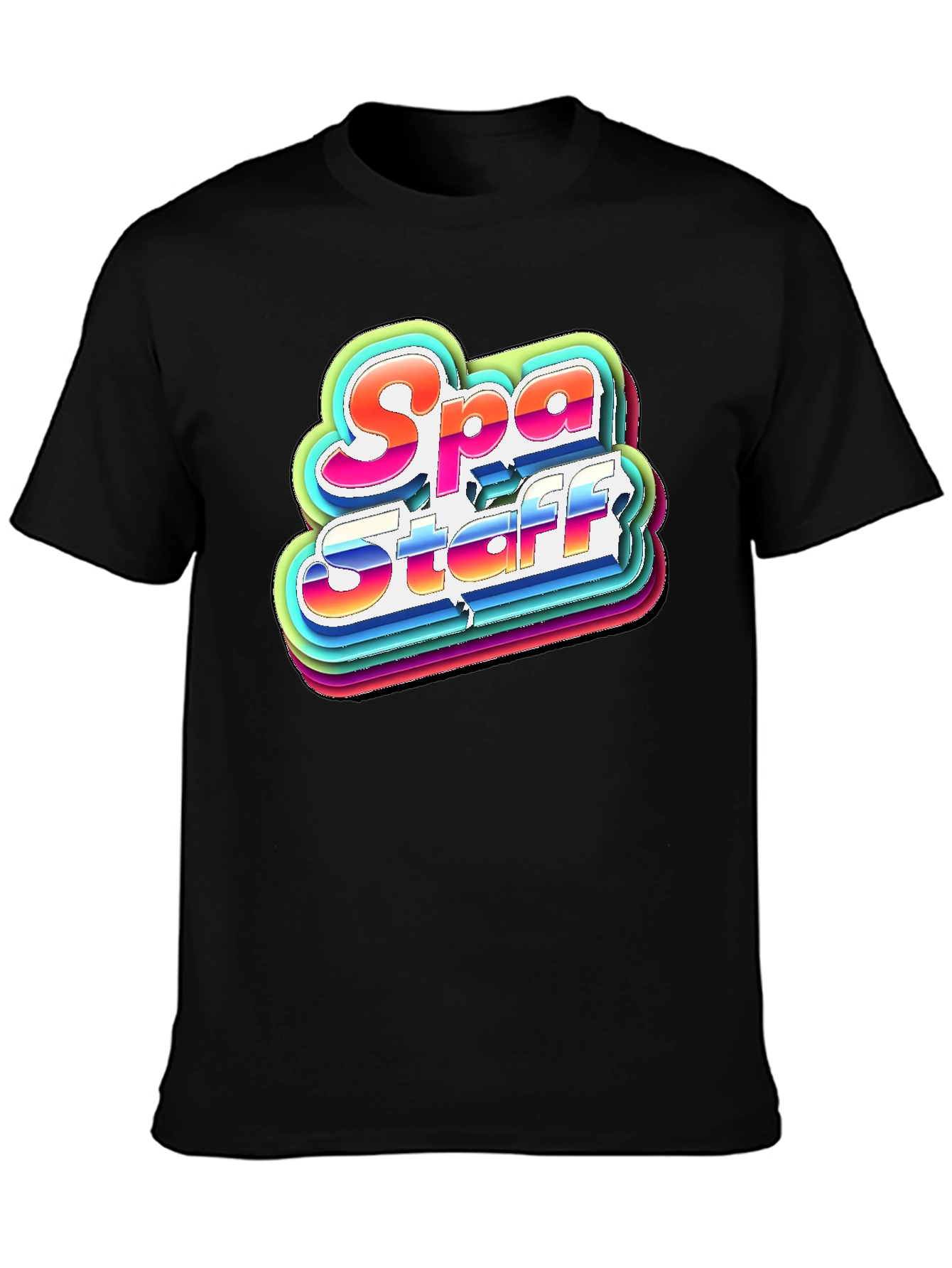 Spa Staff T-Shirt Retro Graphic Tee