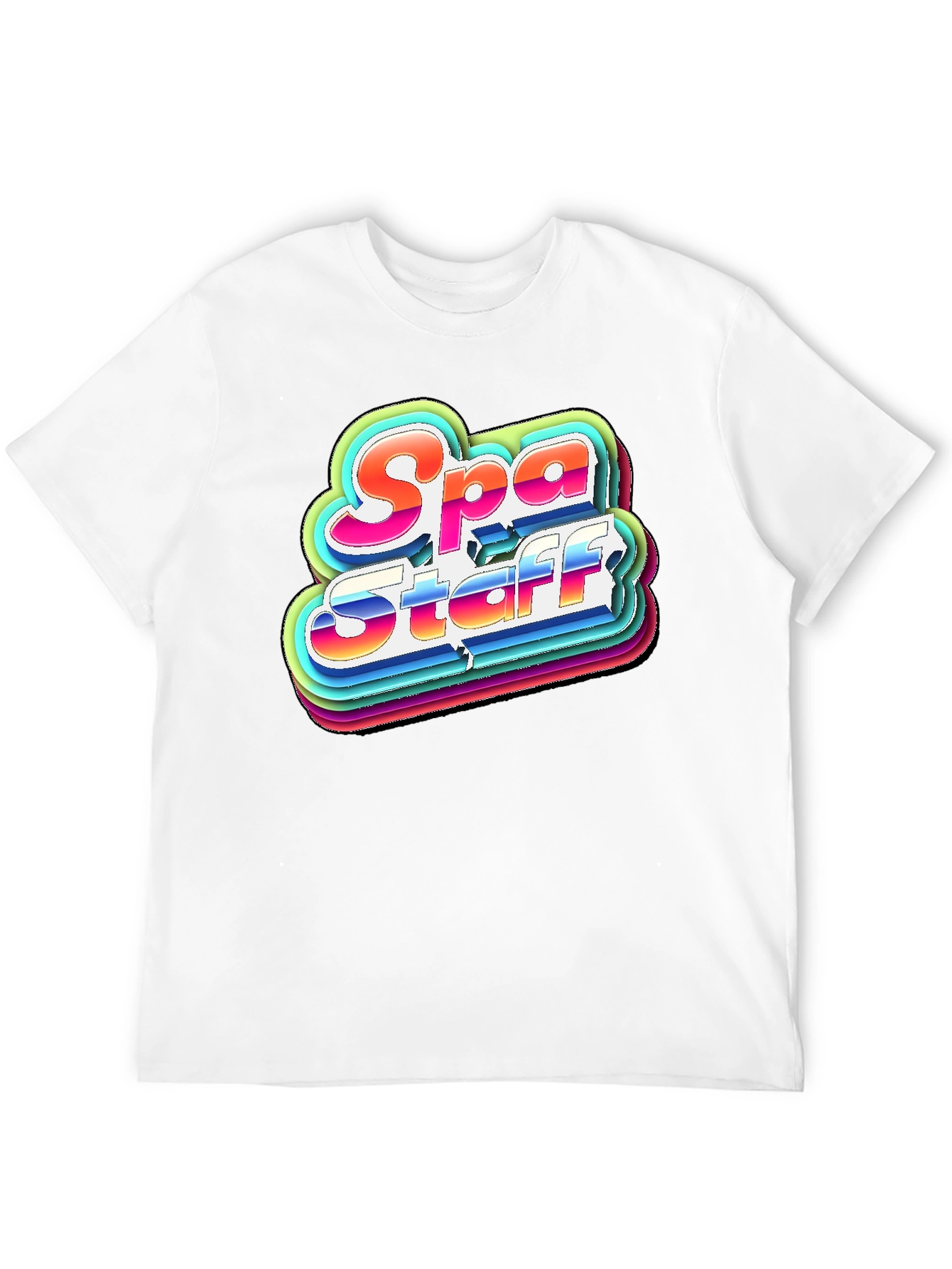Spa Staff T-Shirt Retro Graphic Tee