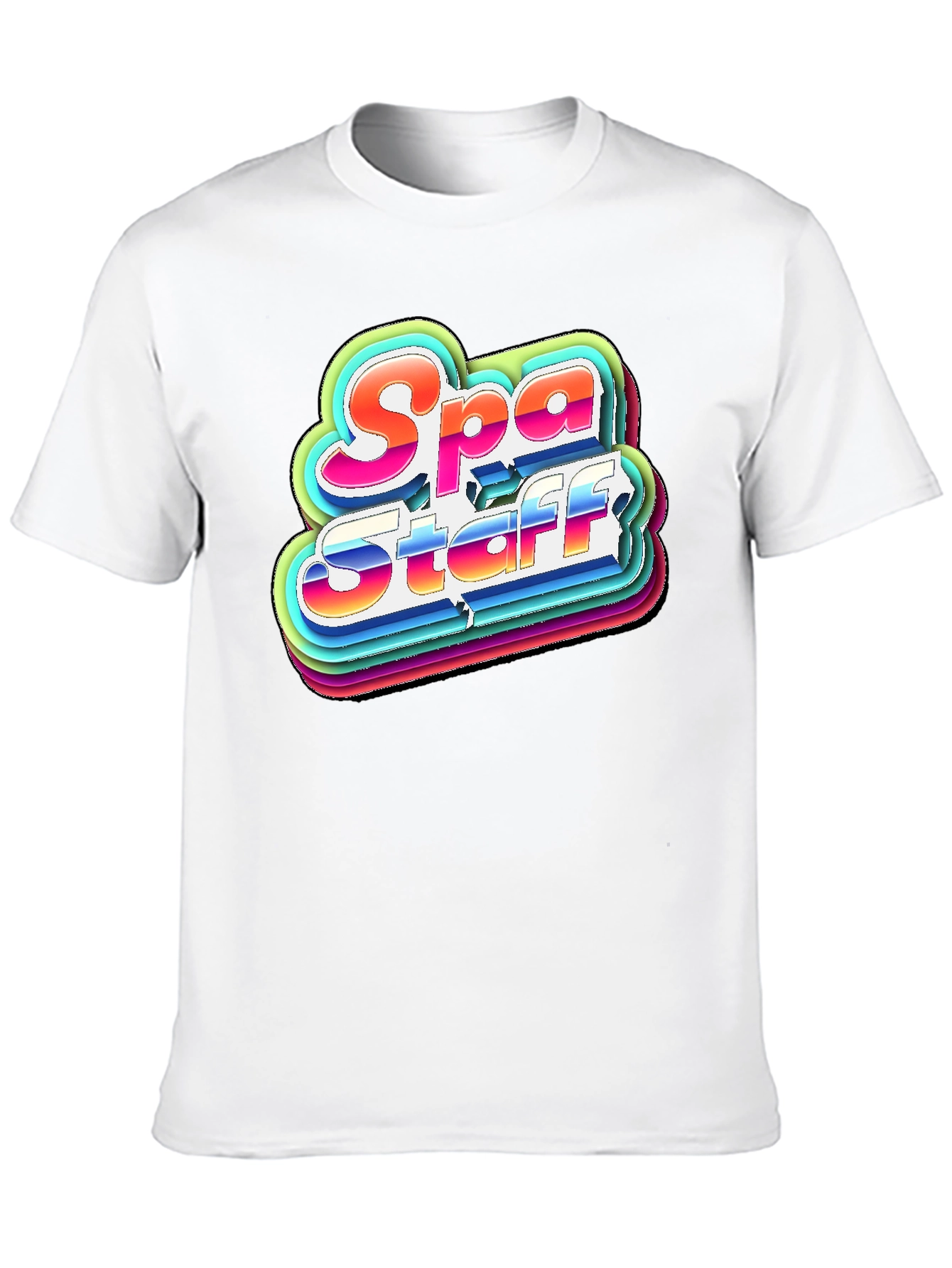 Spa Staff T-Shirt Retro Graphic Tee