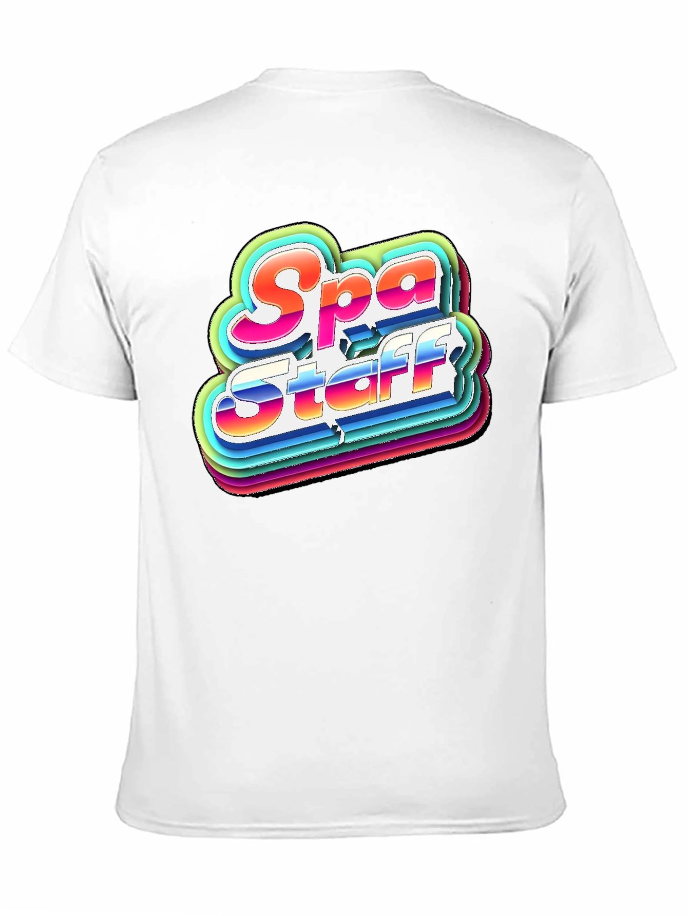 Spa Staff T-Shirt Retro Graphic Tee