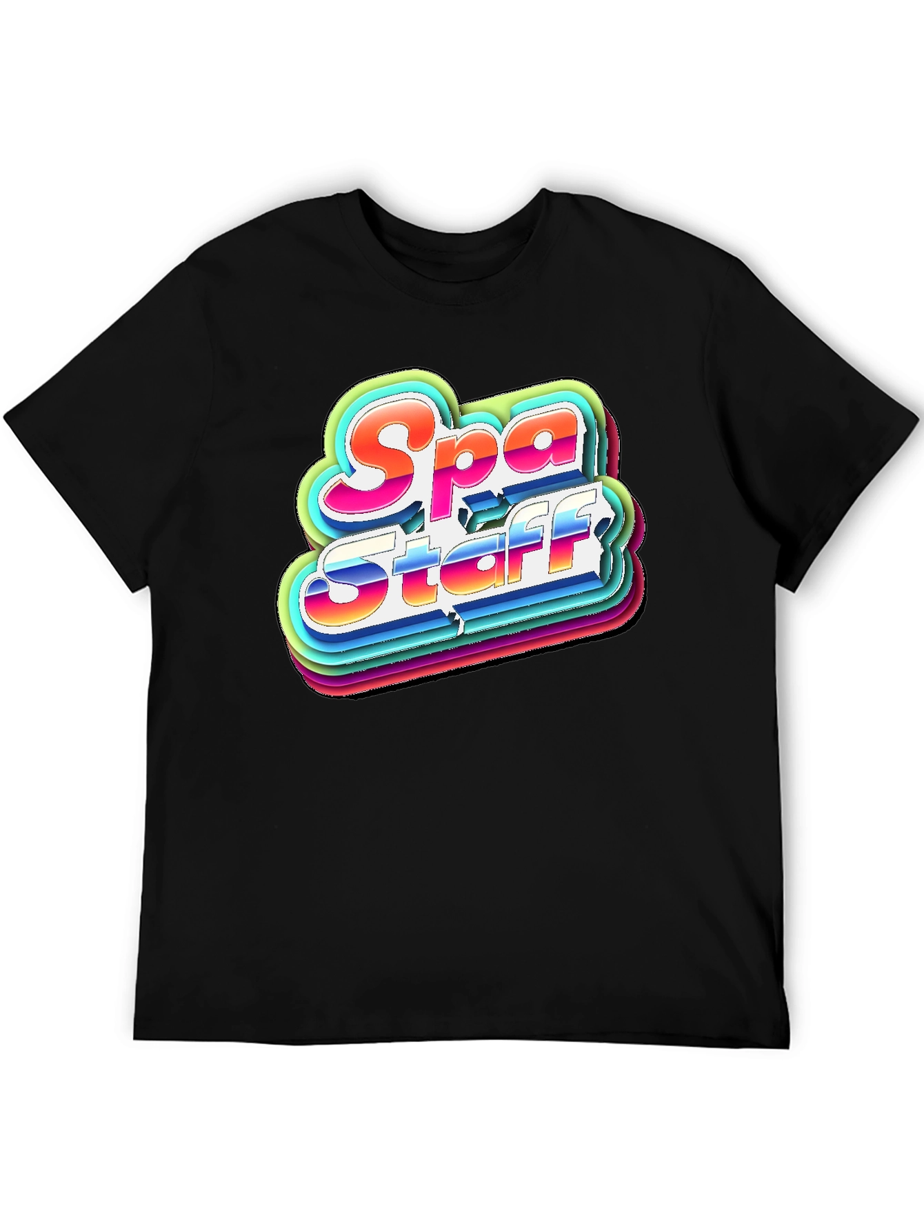 Spa Staff T-Shirt Retro Graphic Tee