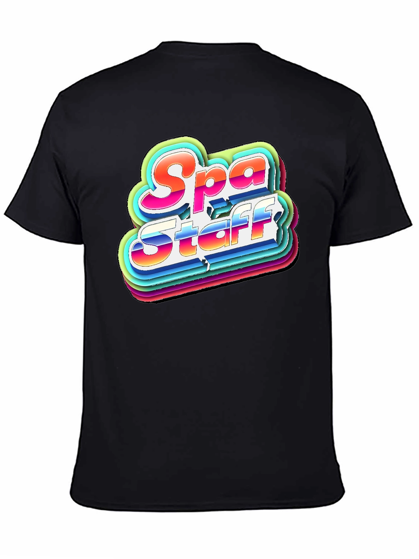 Spa Staff T-Shirt Retro Graphic Tee