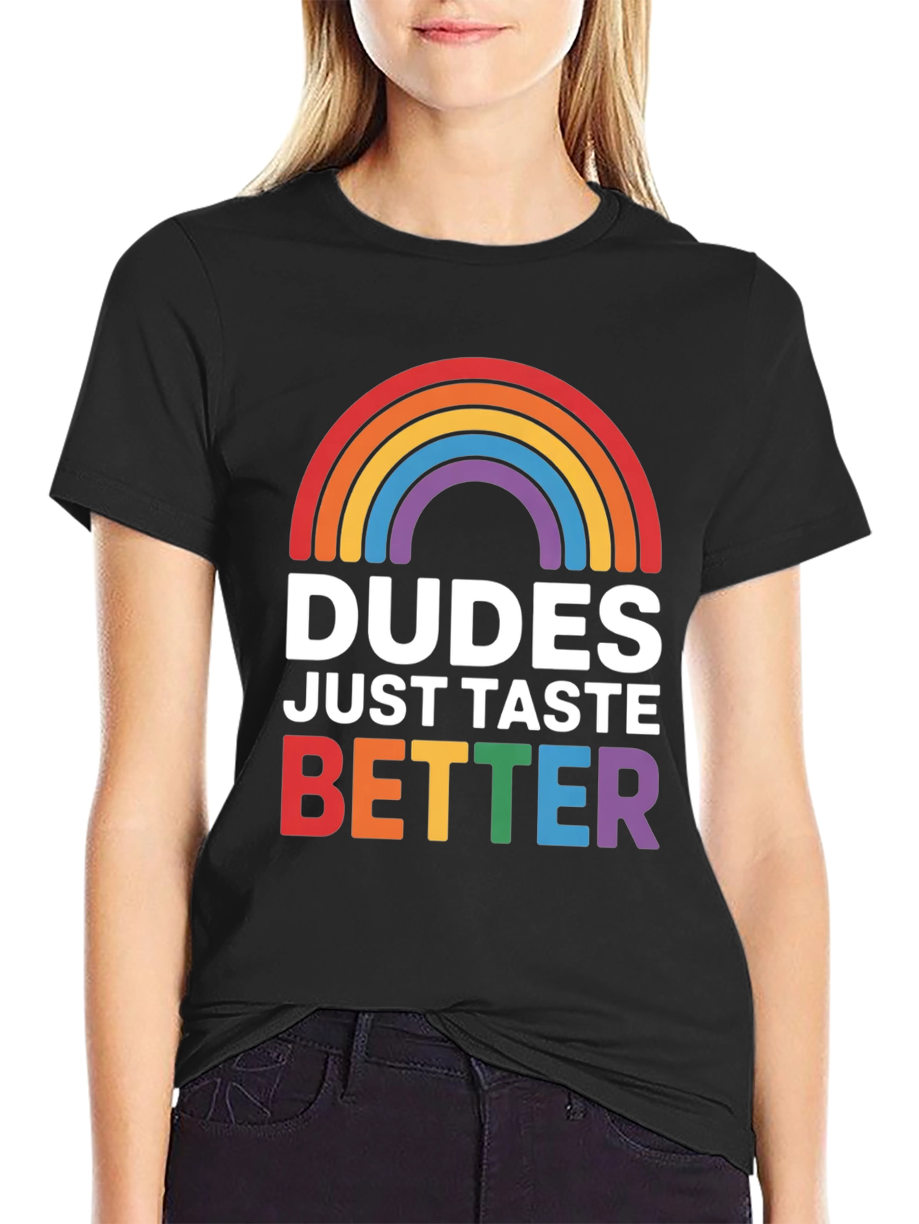 Dudes Taste Better LGBT Pride T-Shirt