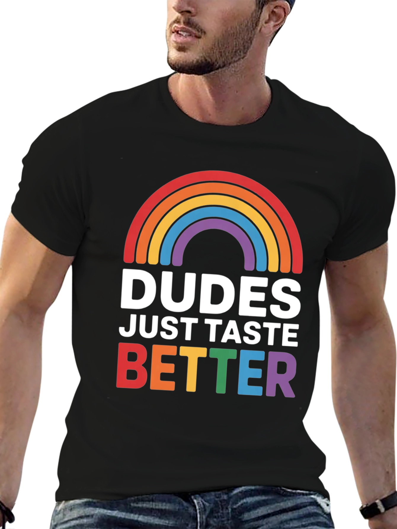 Dudes Taste Better LGBT Pride T-Shirt