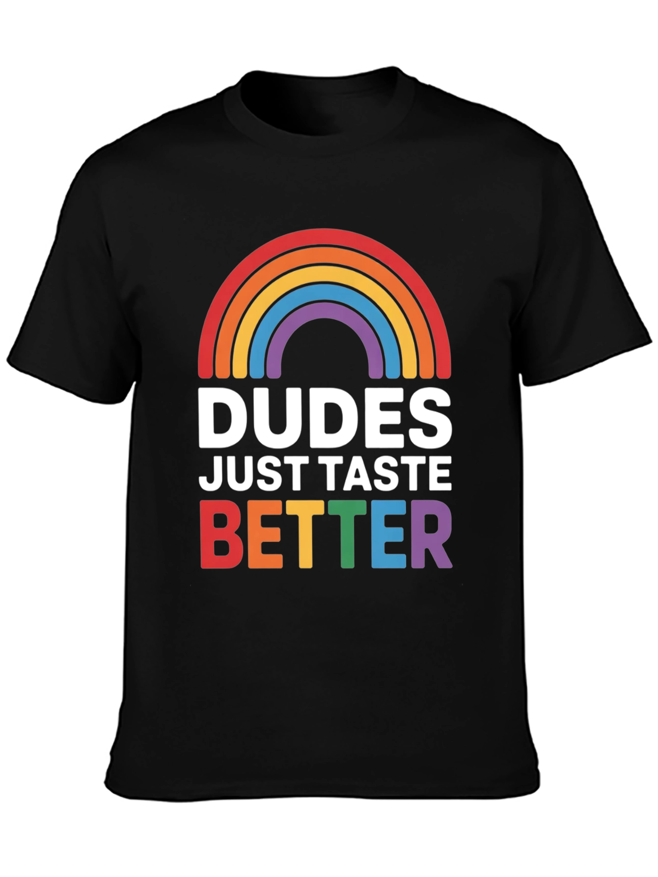 Dudes Taste Better LGBT Pride T-Shirt