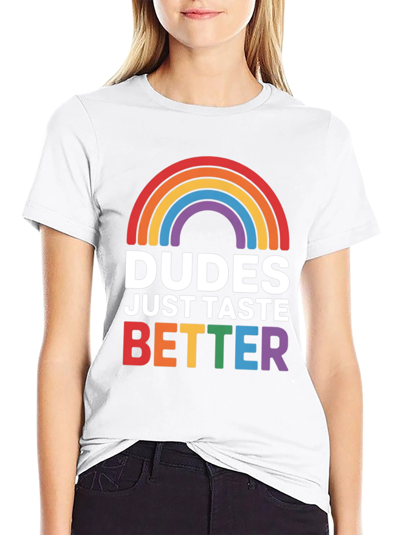 Dudes Taste Better LGBT Pride T-Shirt