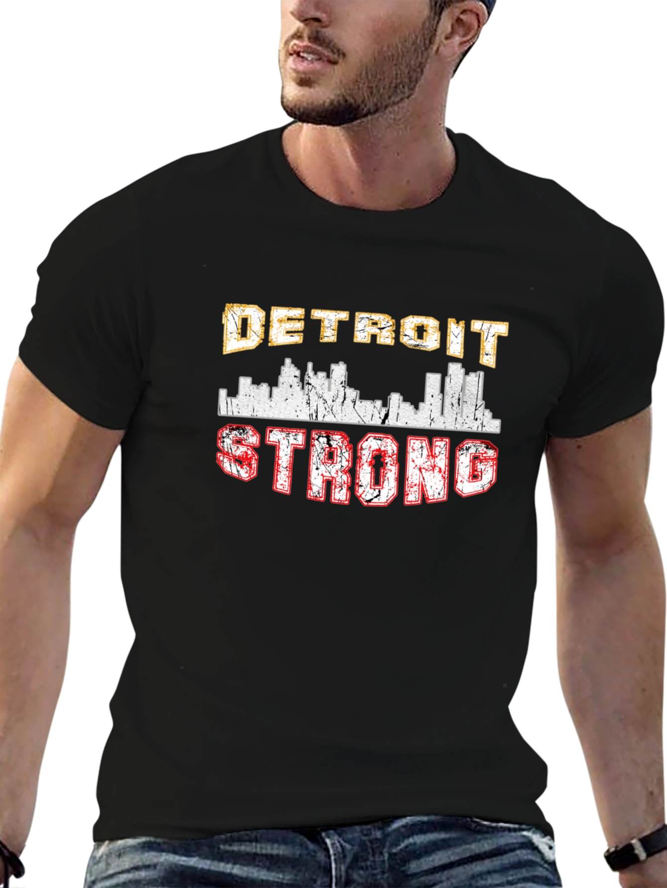 Detroit Strong Graphic T-Shirt