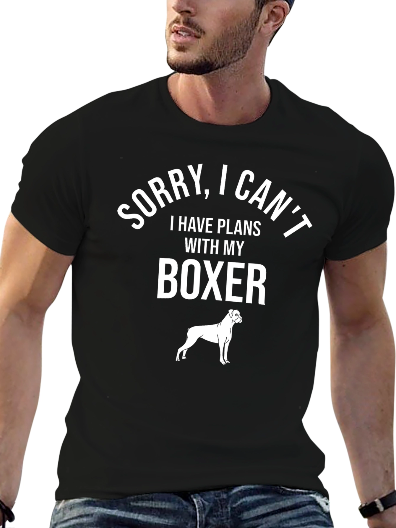 Sorry I Cant Boxer T-Shirt