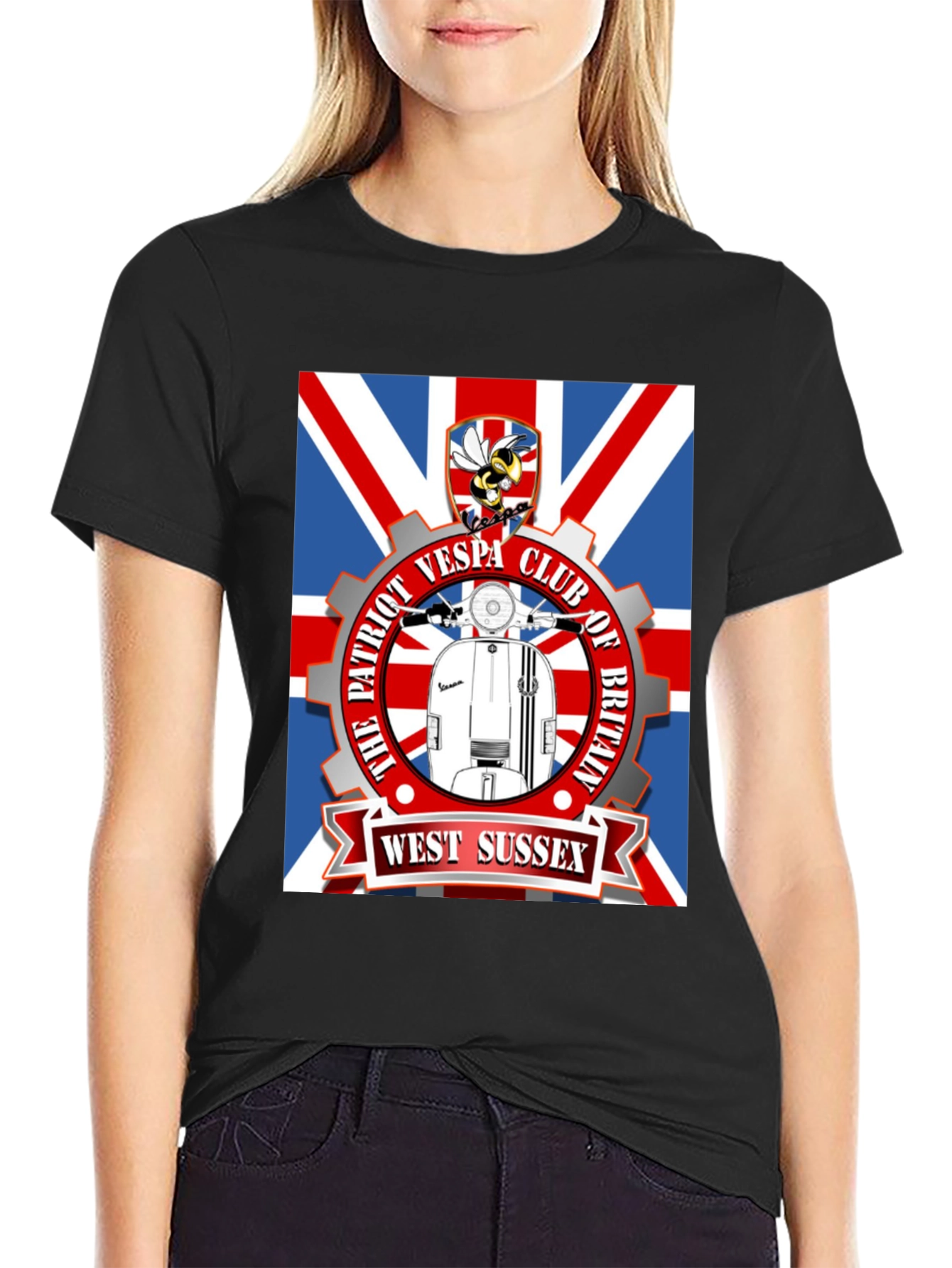 Patriot Vespa Club T-Shirt - West Sussex